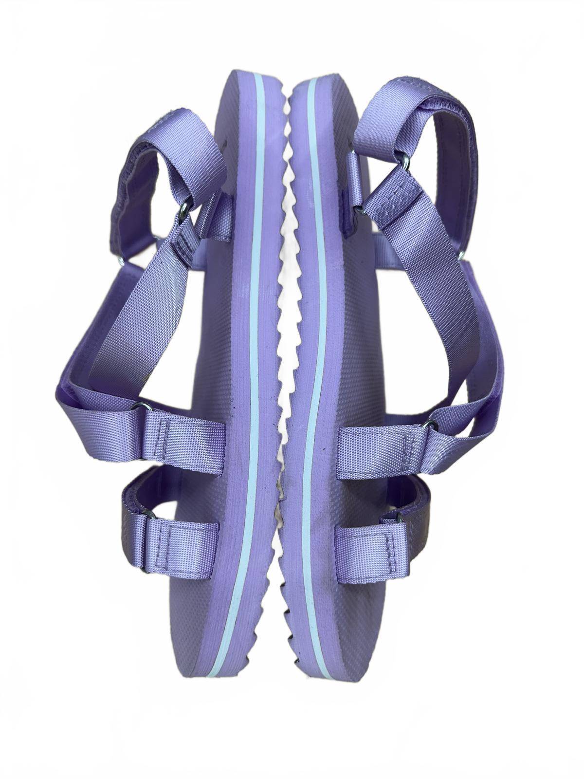 Shade & Shore Purple Strappy Sandals Comfortable Adjustable Fit Summer