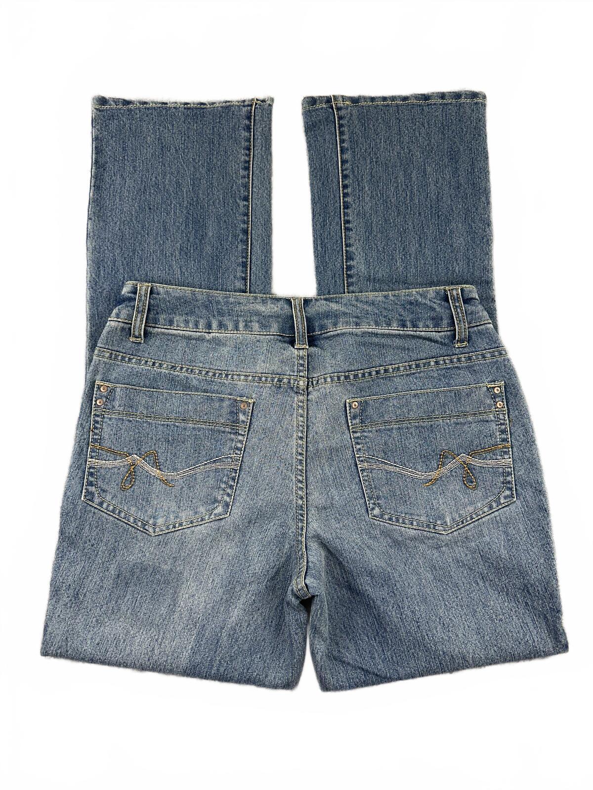 Faded Glory Boot Cut Denim Jeans Y2K Vintage Inspired Flared Leg