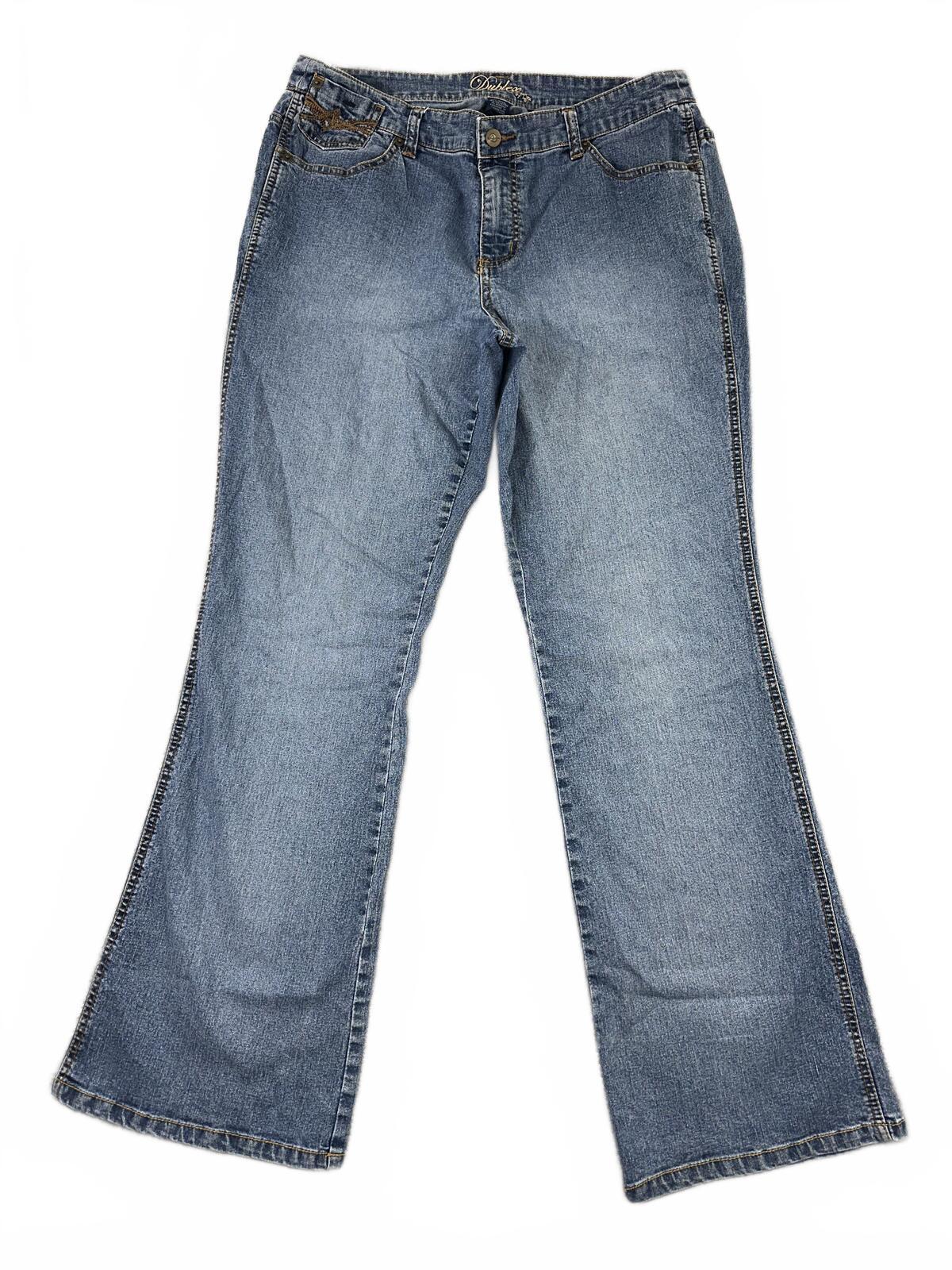 Duplex Y2K Embroidered Flare Jeans Wash Wide Leg Vintage Retro Y2K
