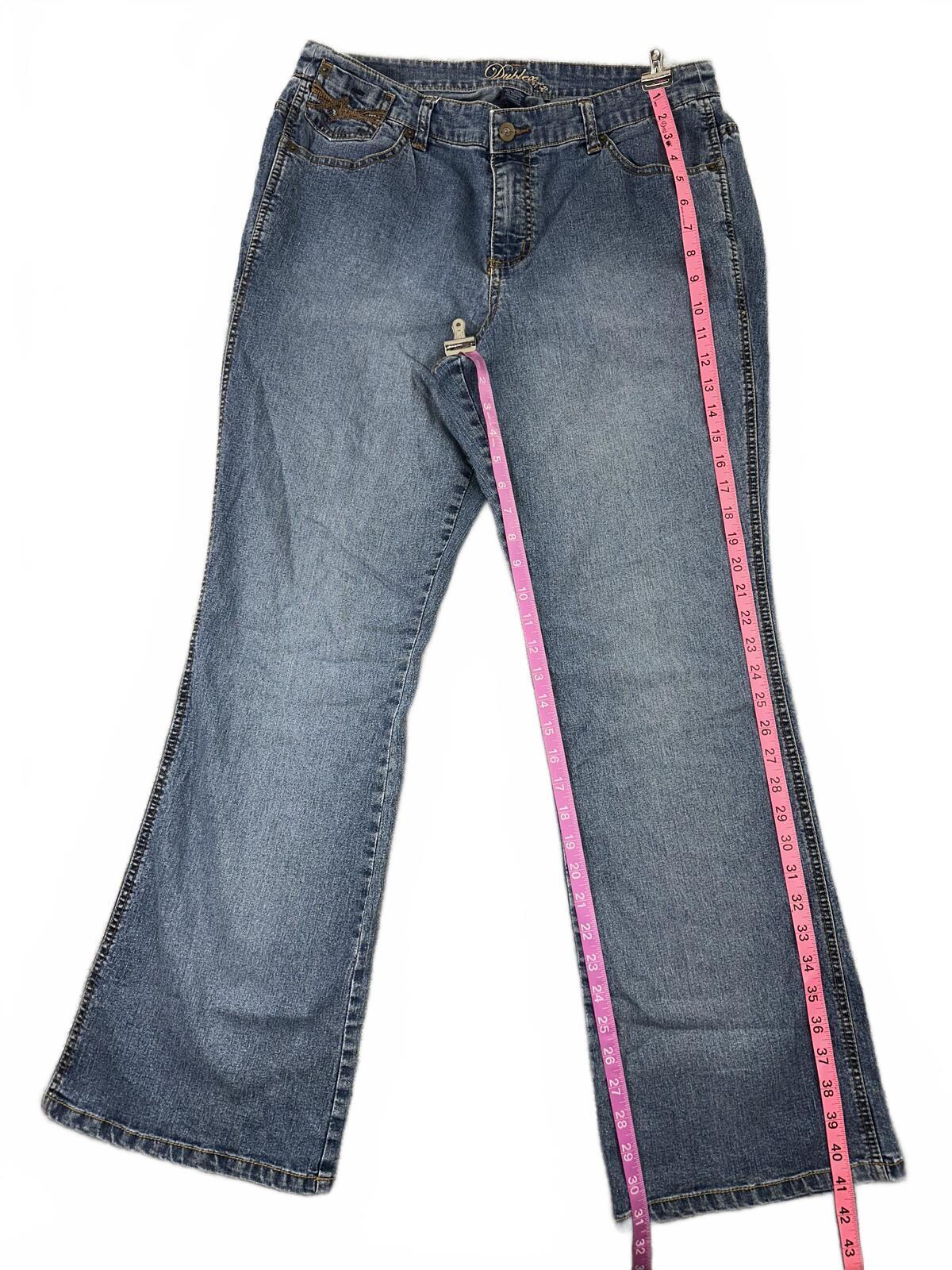 Duplex Y2K Embroidered Flare Jeans Wash Wide Leg Vintage Retro Y2K
