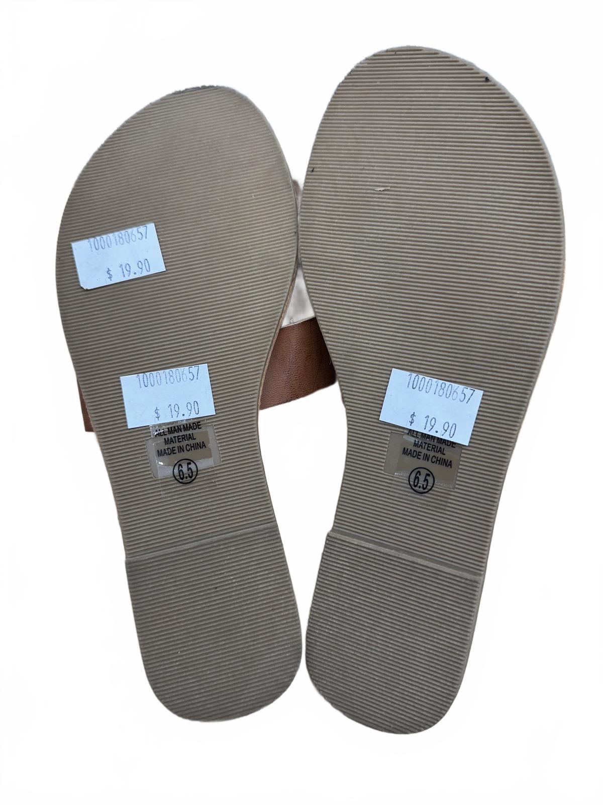 Cityclassified Brown Slide Sandals Minimalist Casual