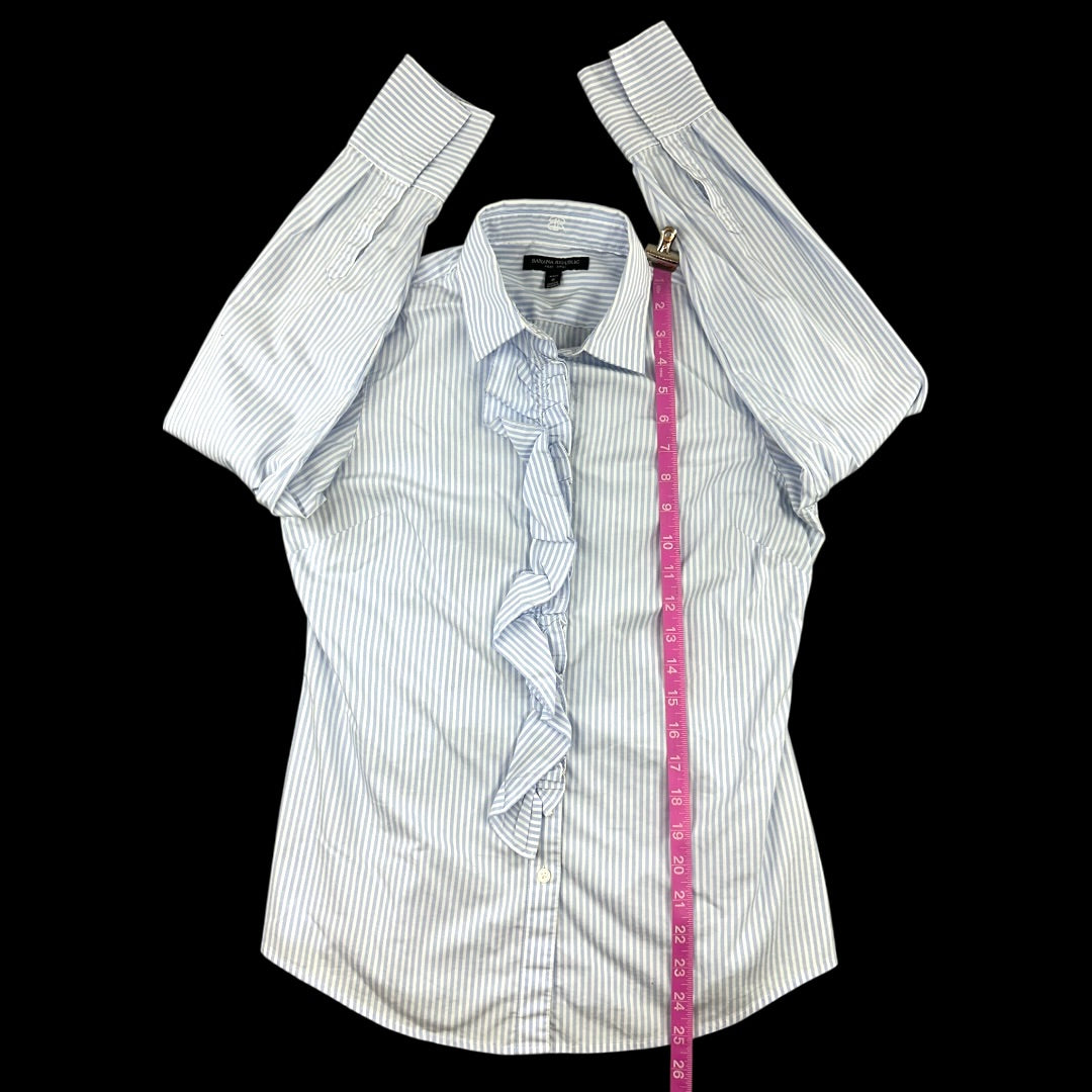 Banana Republic Riley Tailored Ruffle Button Down