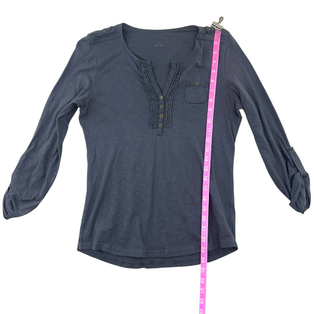 Navy Blue Long Sleeve Shirt