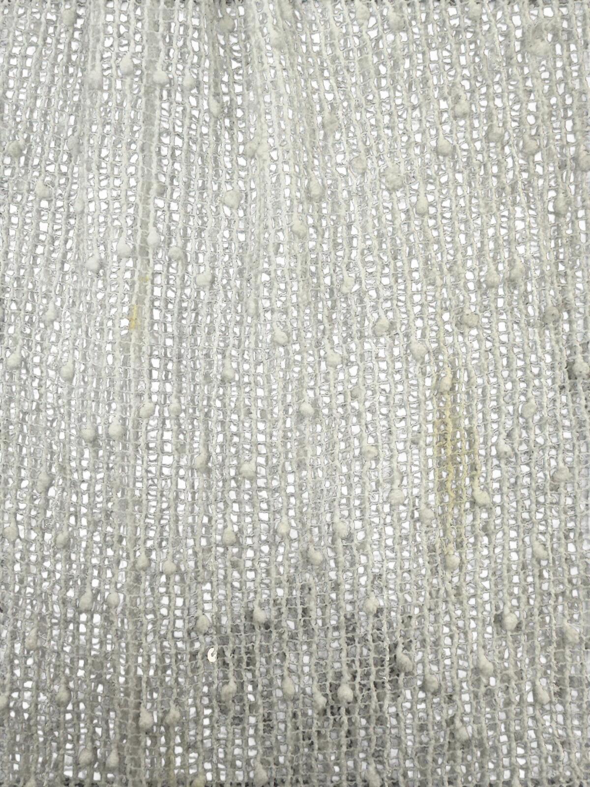 Y2K Fairycore Mesh Tank Top with Silver Sequins Sleeveless White
