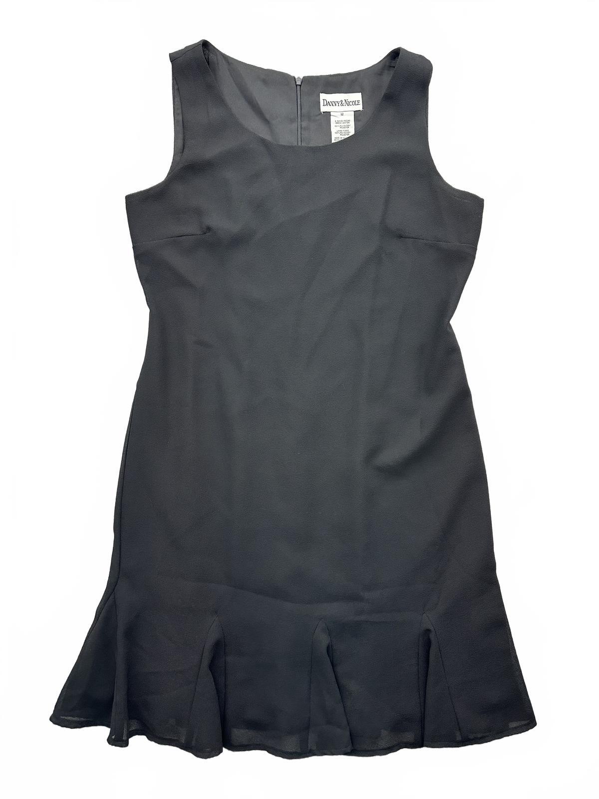 Danny & Nicole Black Two Piece Dress Suit Vintage Elegant Dress & Jacket