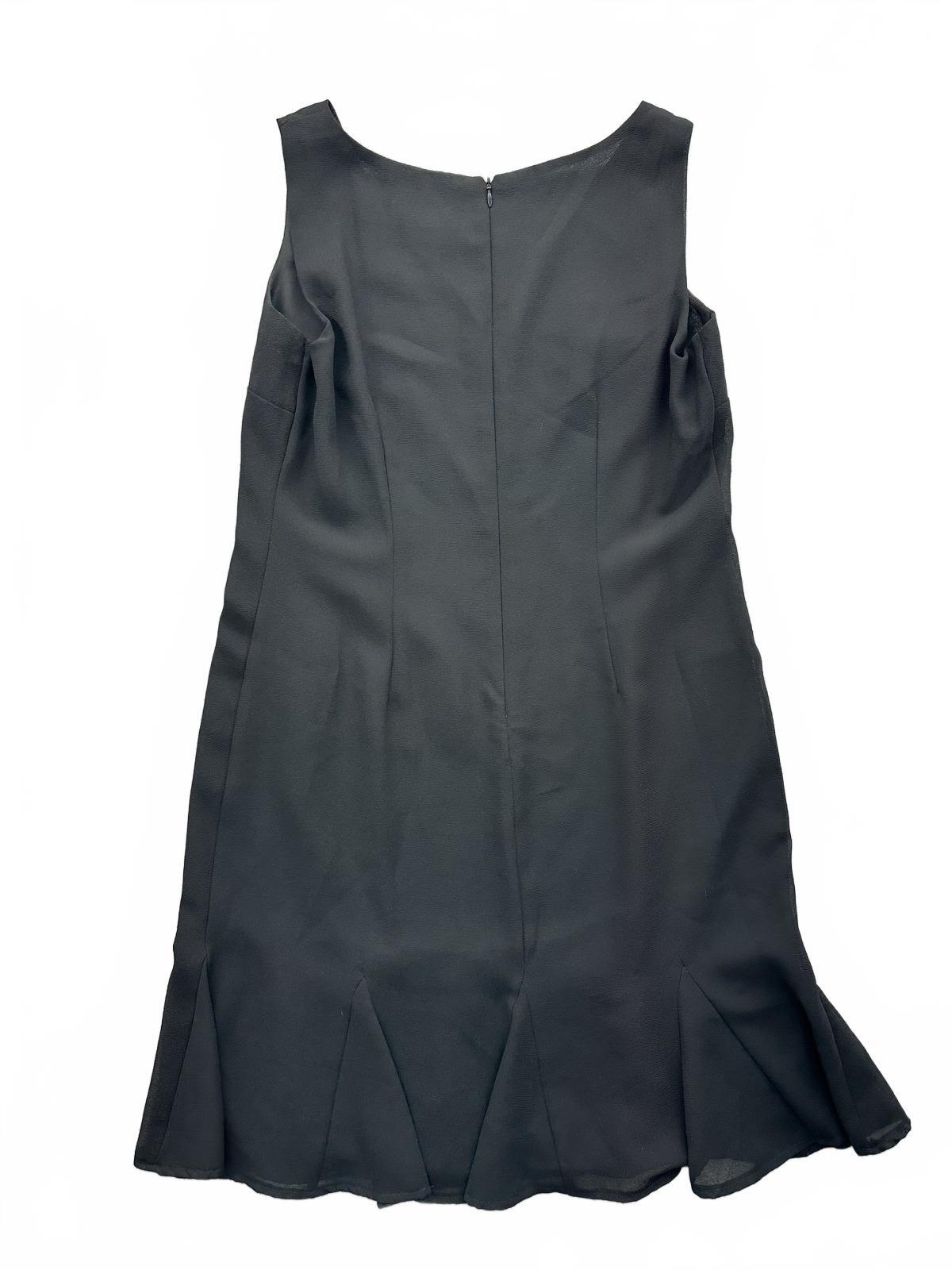 Danny & Nicole Black Two Piece Dress Suit Vintage Elegant Dress & Jacket