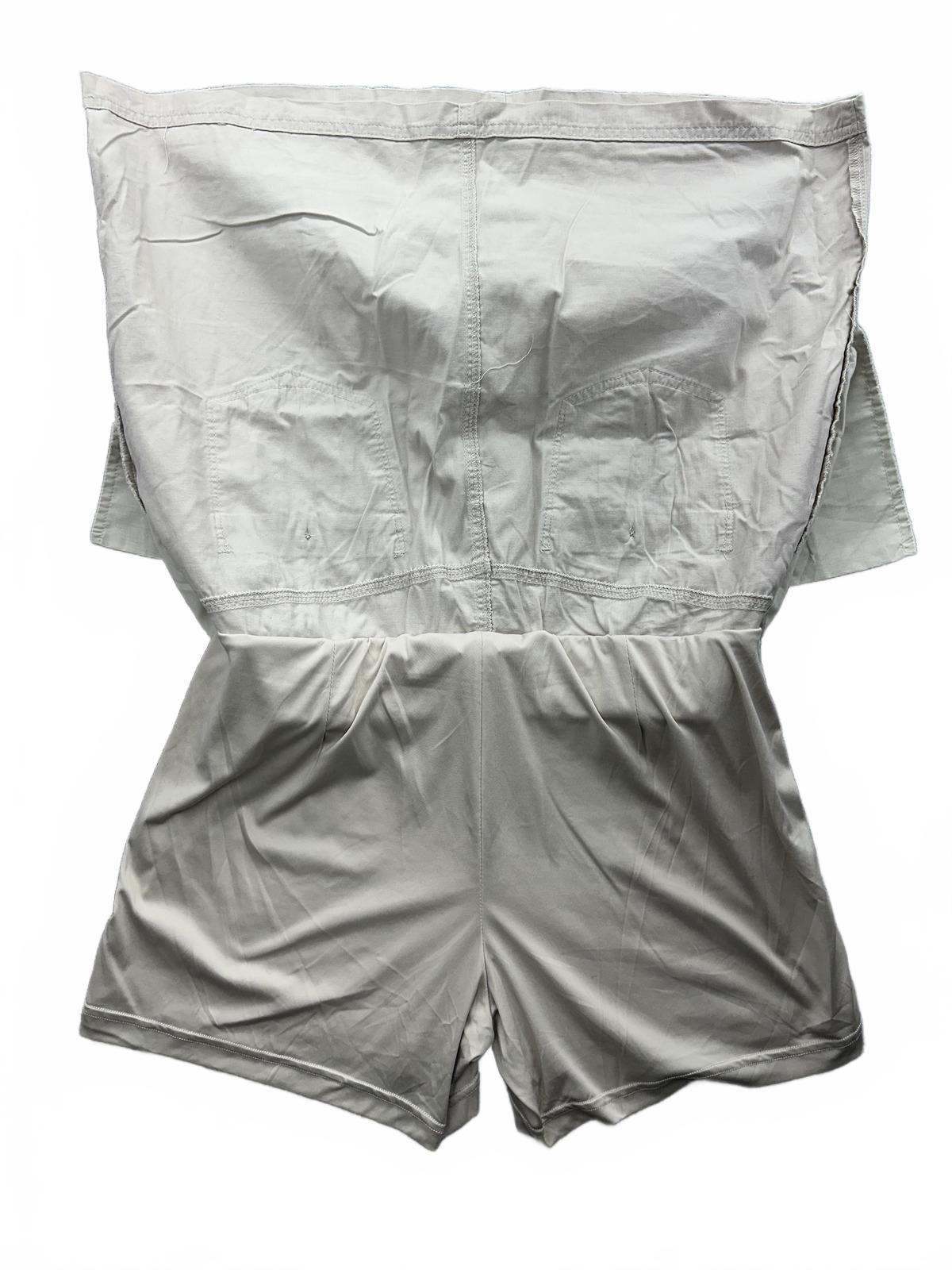 Christopher & Banks Cream Skort Casual Minimalist