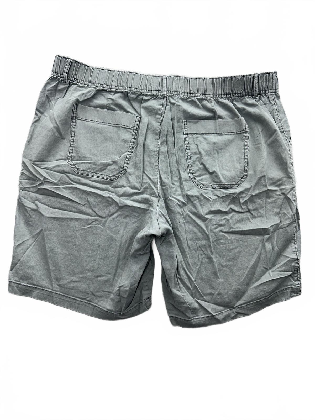 Sonoma Gray Cargo Shorts Elastic Waistband Casual