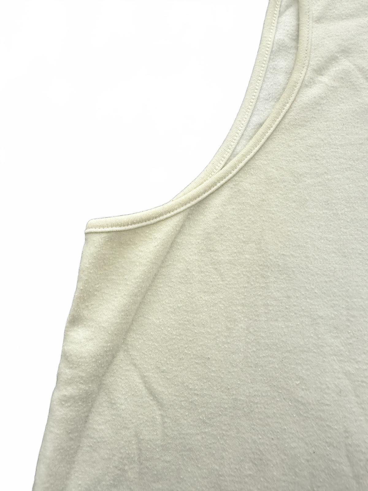 Draper's & Damon's White Lace Trim Tank Top