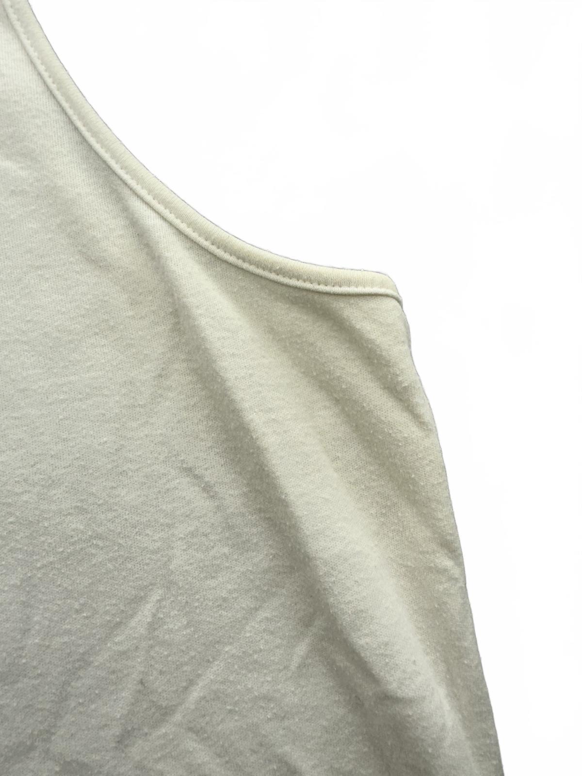 Draper's & Damon's White Lace Trim Tank Top