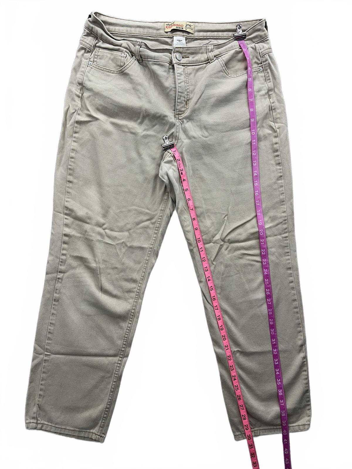 JMS Stretch Classic Denim Jeans Brown Stone