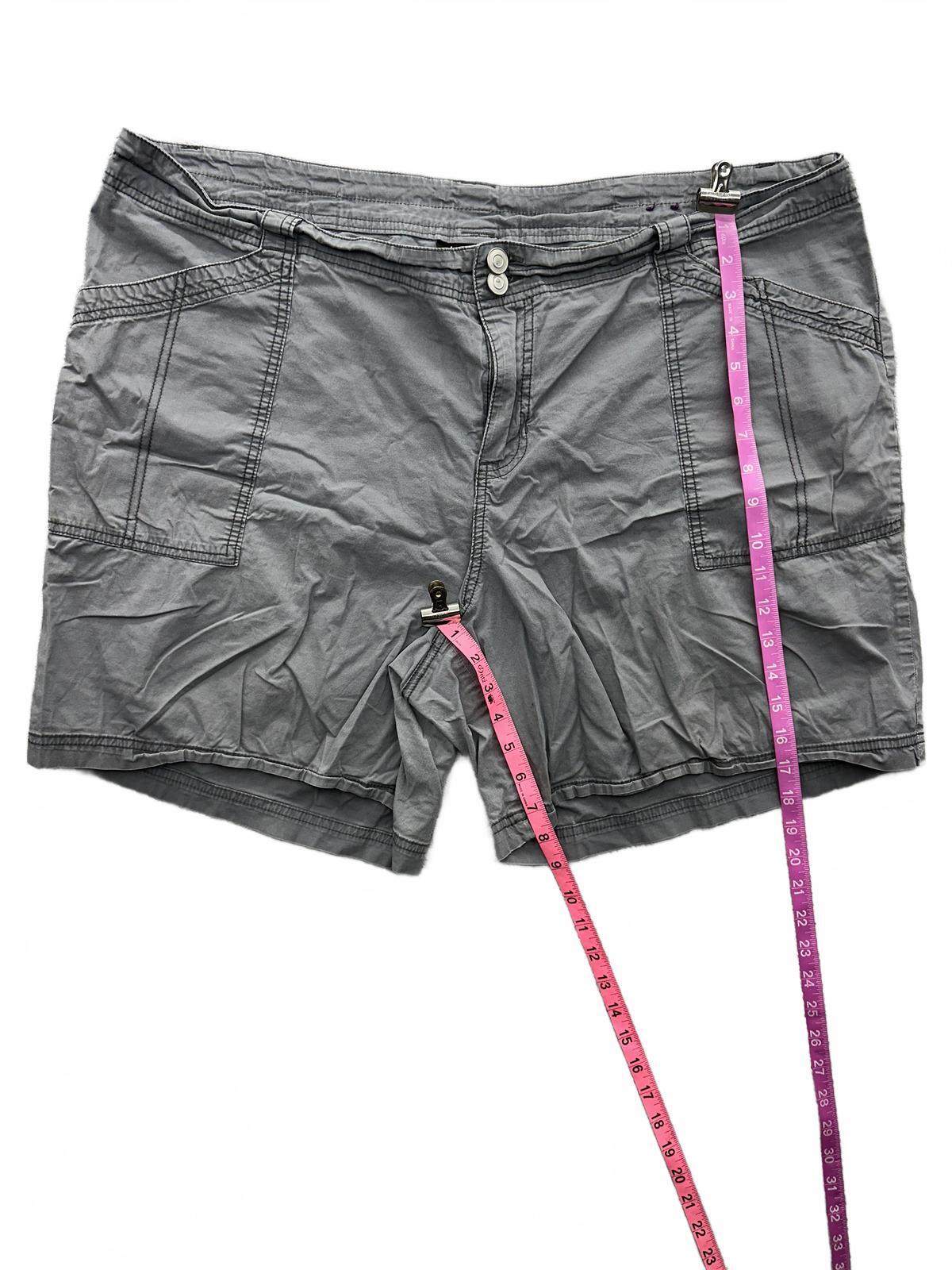 Lane Bryant Gray Cargo Shorts Comfortable Casual