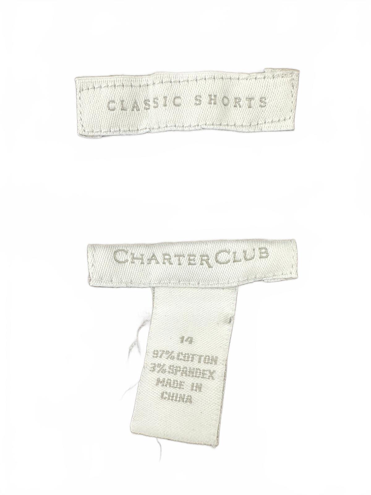 Charter Club Olive Brown Cargo Shorts Utility Y2K