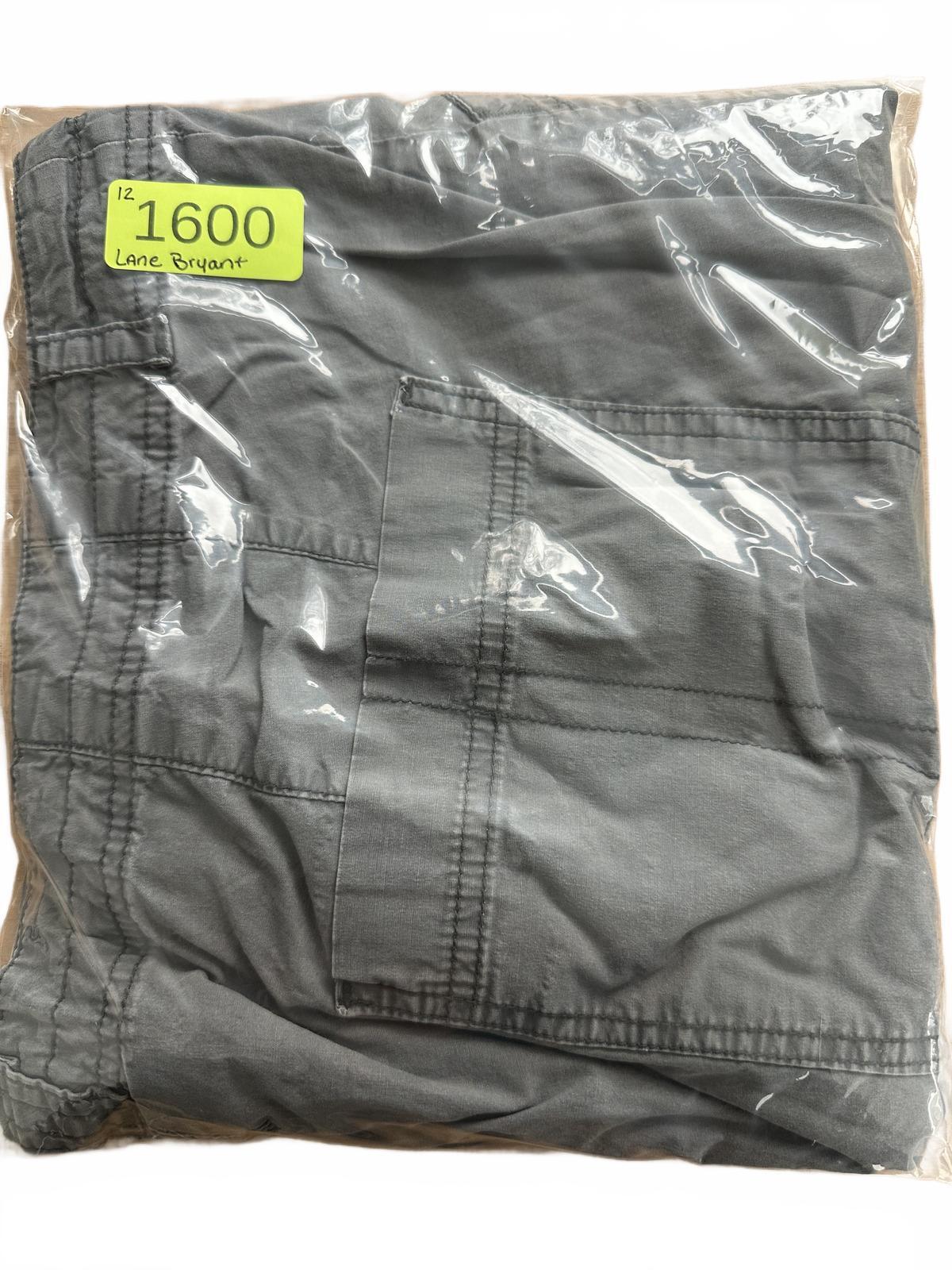 Lane Bryant Gray Cargo Shorts Comfortable Casual