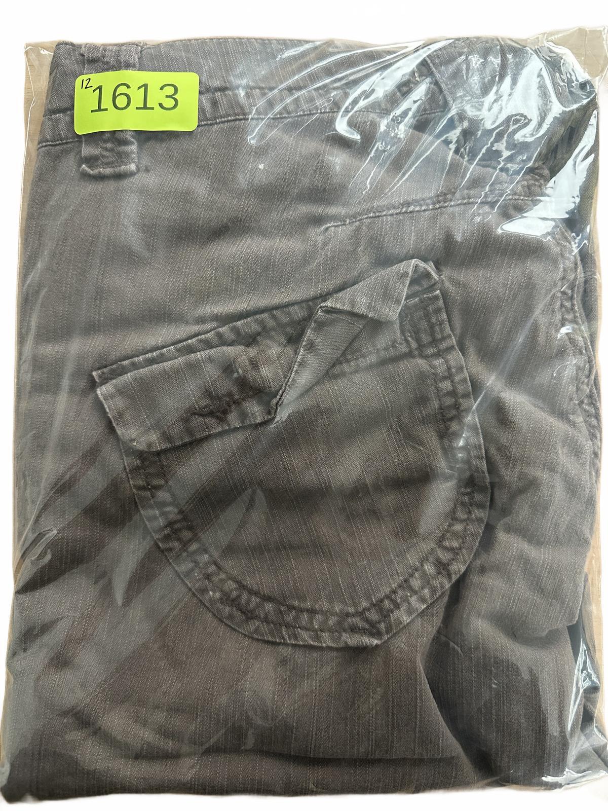 Z. Cavaricci Brown Capri Cargo Pants with Tie Details Cropped Pants