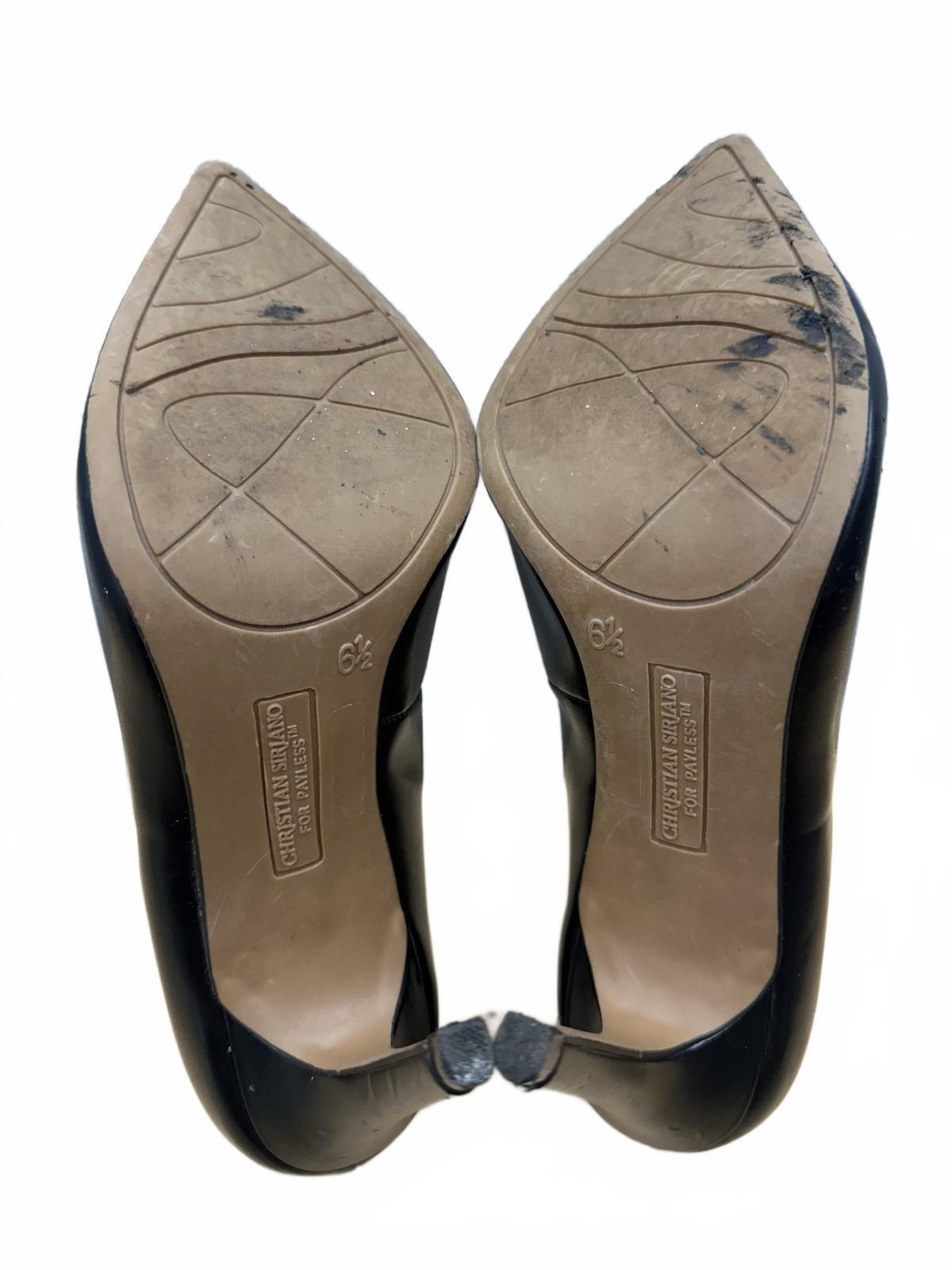 Christian Siriano Black Pumps Classic Pointed Toe Stiletto Heels