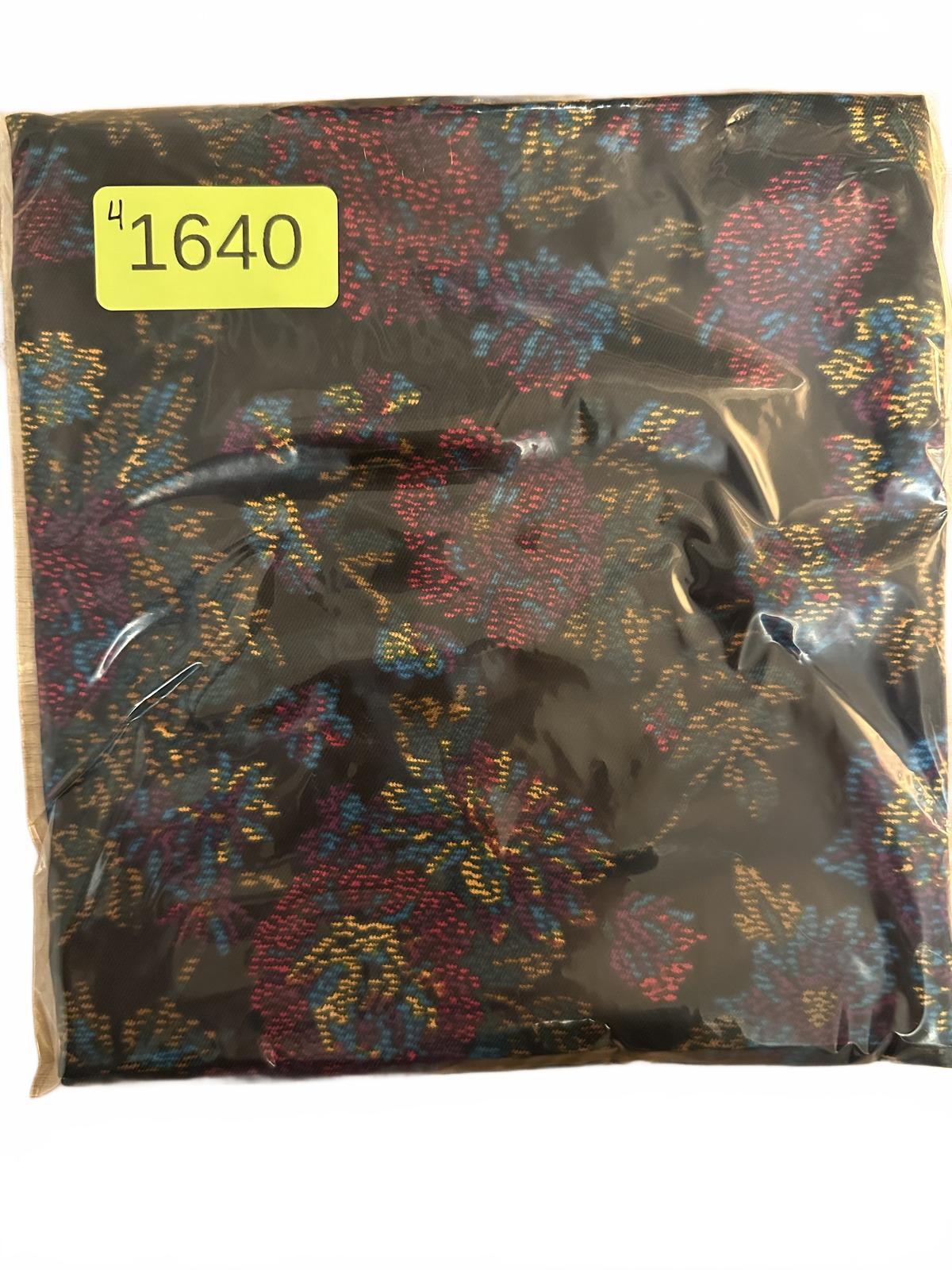 Floral Paisley Scarf Wrap Navy Purple Blue Green Vintage Bohemian