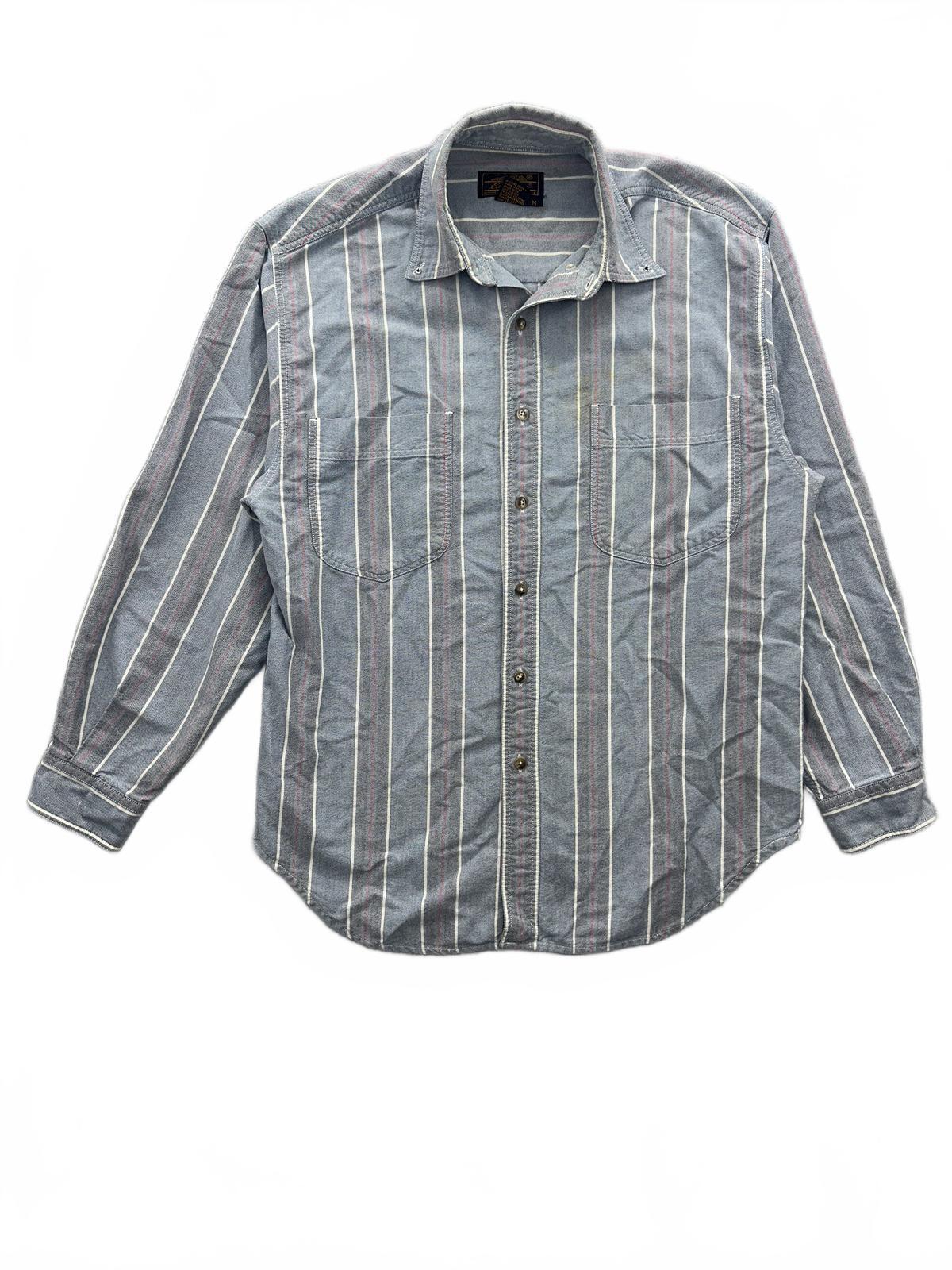 Eddie Bauer Vintage Striped Button Up Shirt
