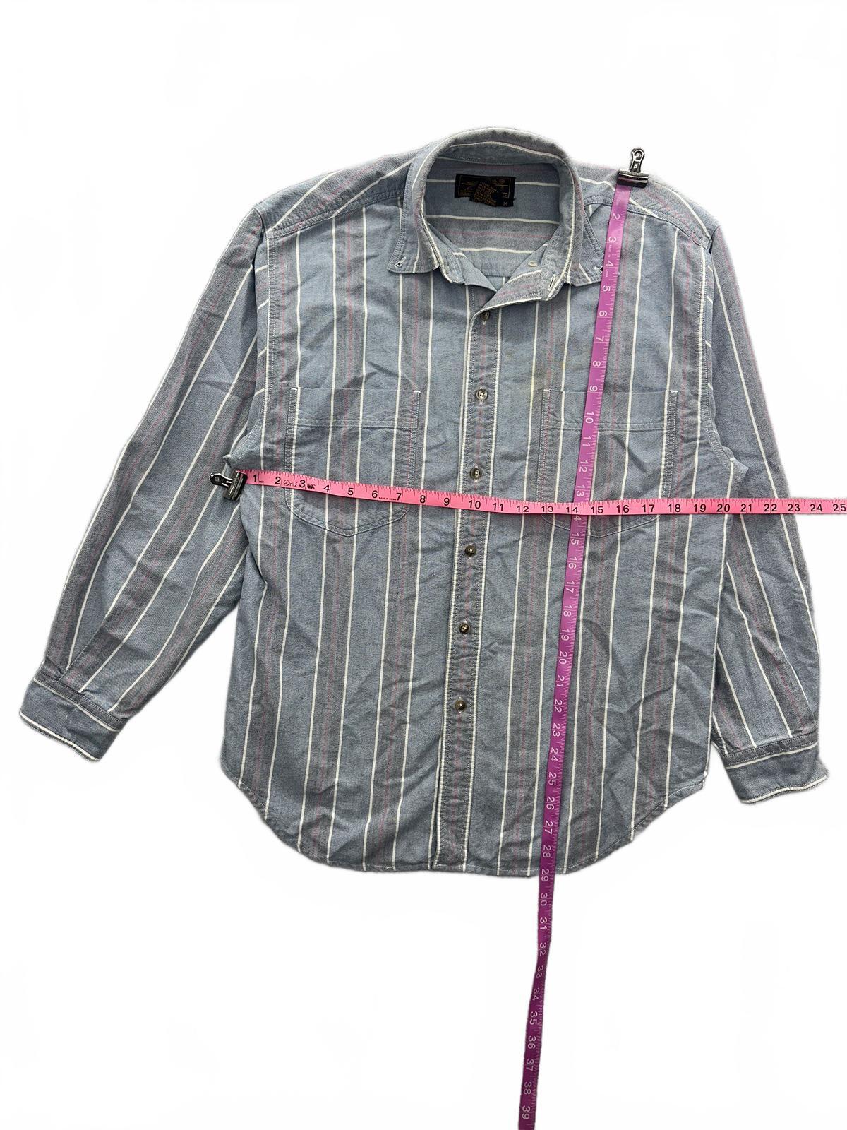 Eddie Bauer Vintage Striped Button Up Shirt