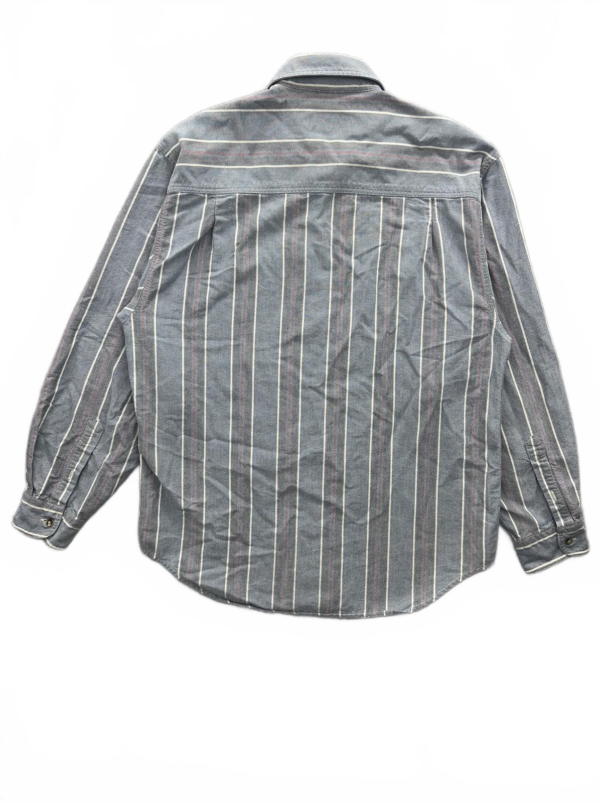 Eddie Bauer Vintage Striped Button Up Shirt