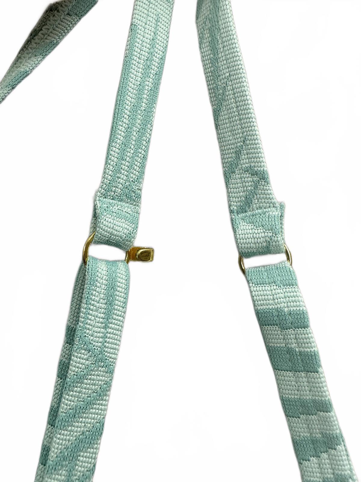 Freshwater Light Blue Palm Leaf Swimsuit