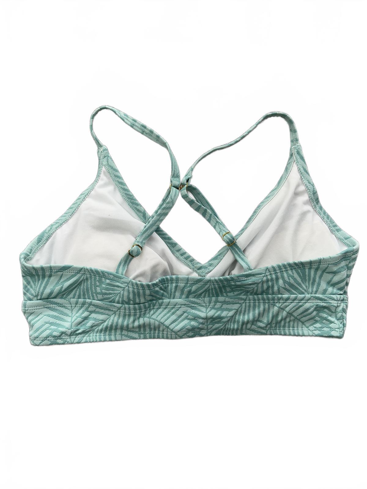 Freshwater Light Blue Palm Leaf Swimsuit
