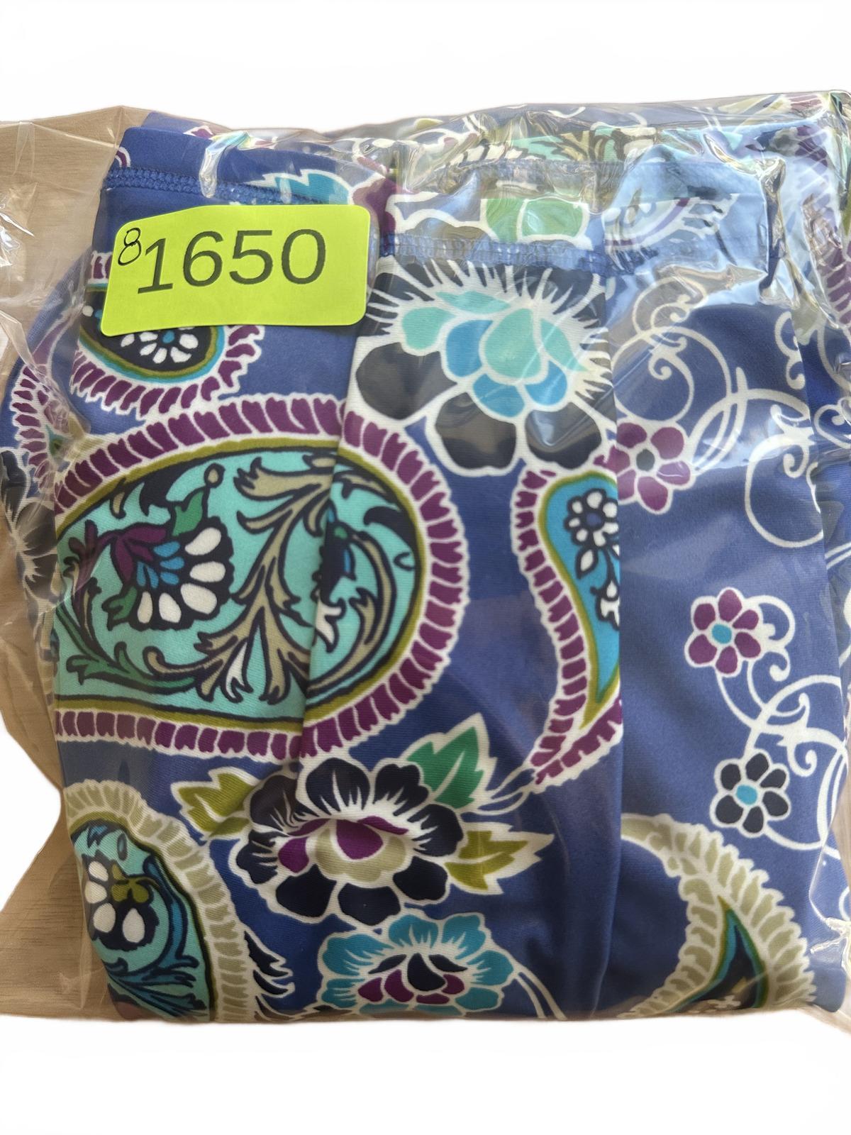 Sonoma Life + Style Blue Paisley Racerback Tankini Top