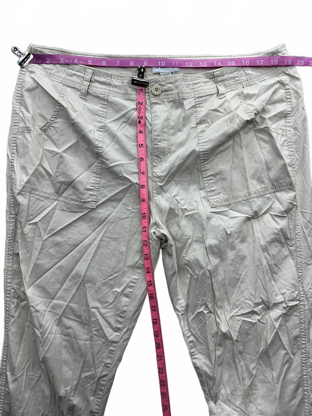 Liz Claiborne Classic White Cargo Pants