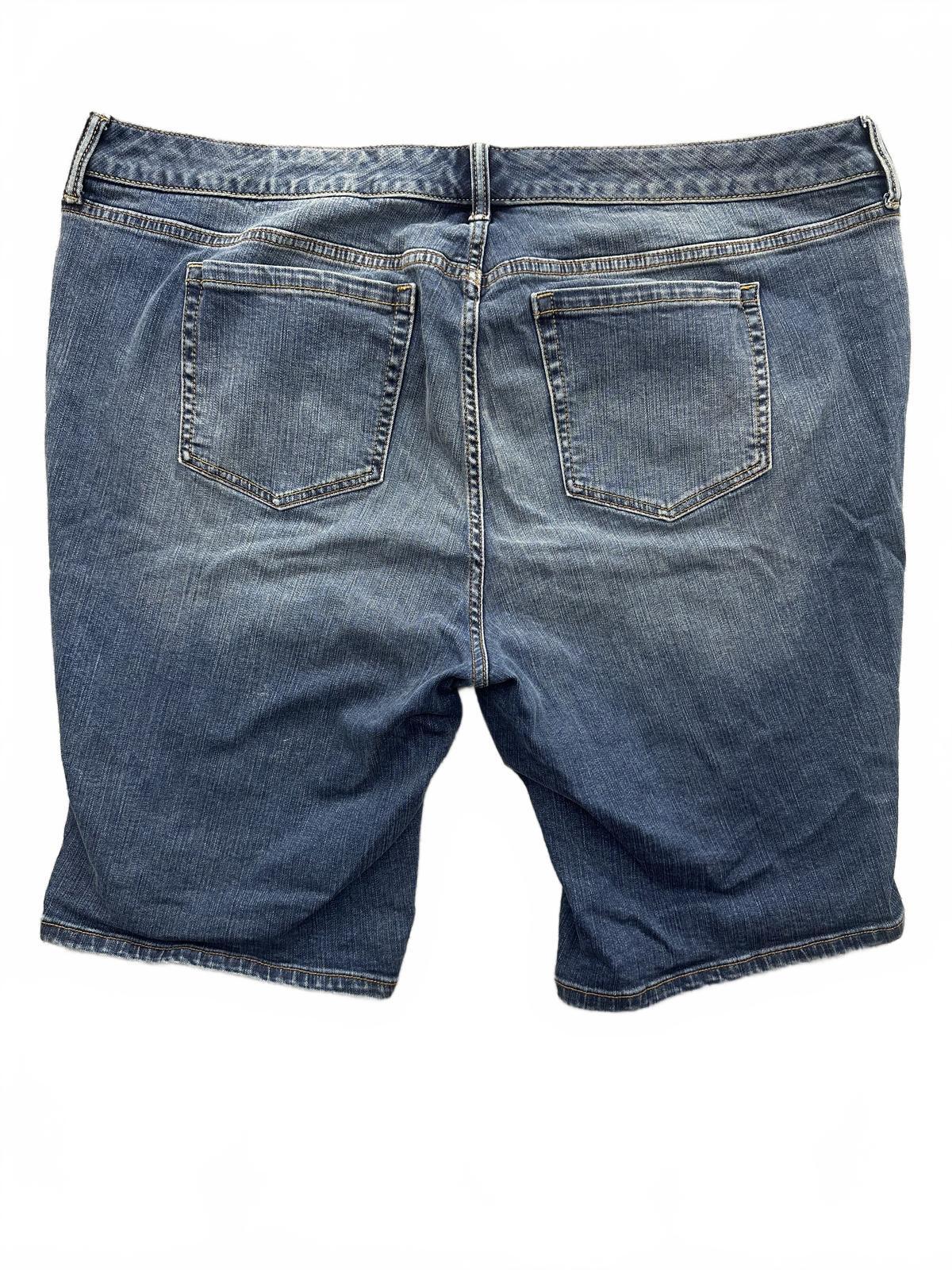 Torrid Distressed Denim Shorts Blue Ripped Y2K Style Casual
