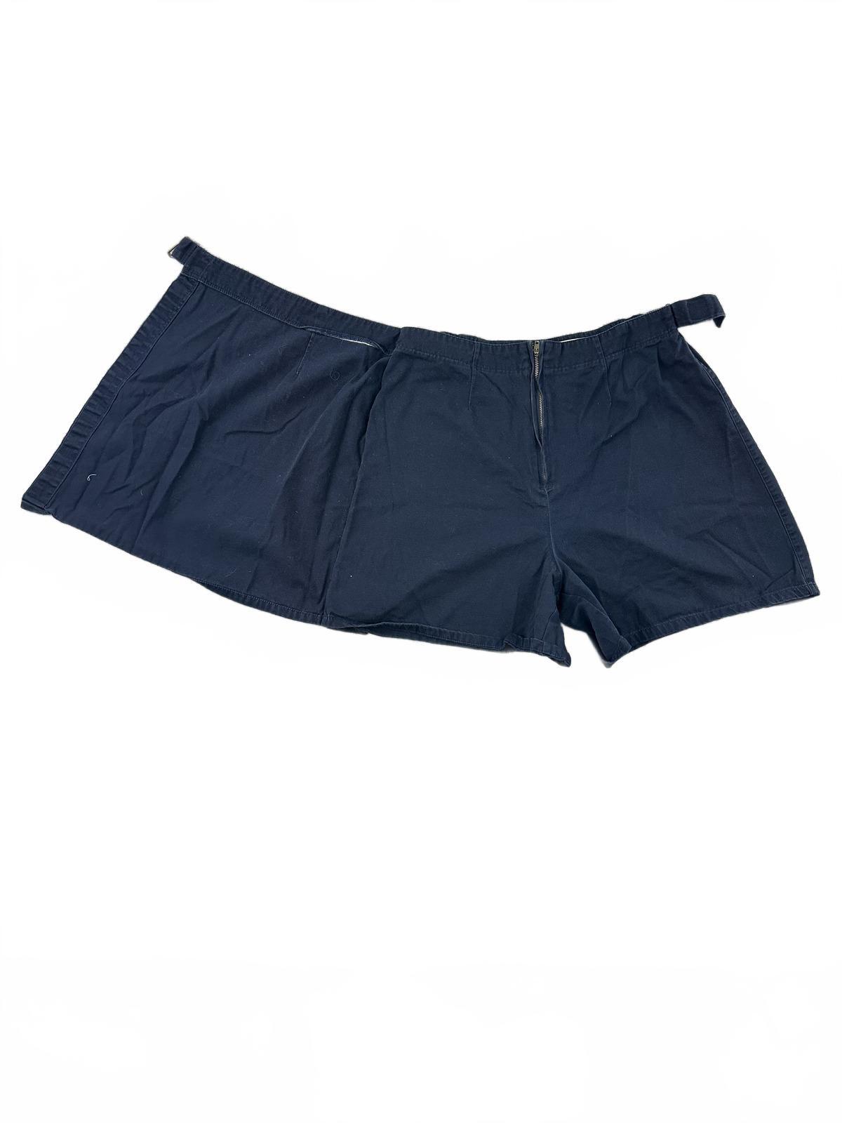 White Stag Navy Blue Cotton Skort Casual Summer Preppy
