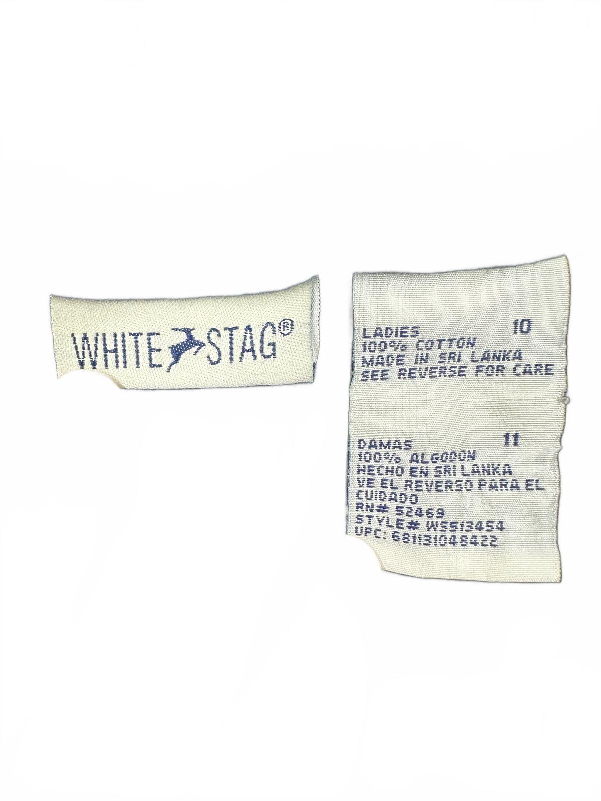 White Stag Navy Blue Cotton Skort Casual Summer Preppy