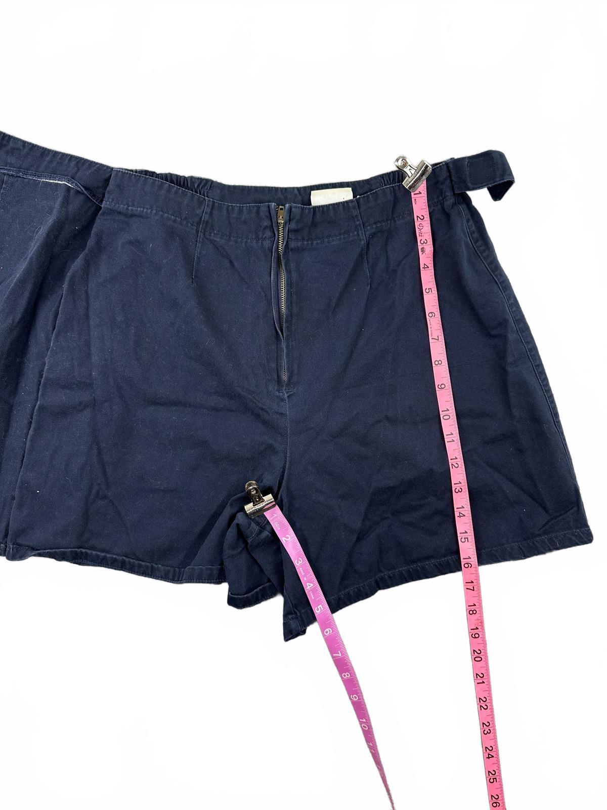 White Stag Navy Blue Cotton Skort Casual Summer Preppy