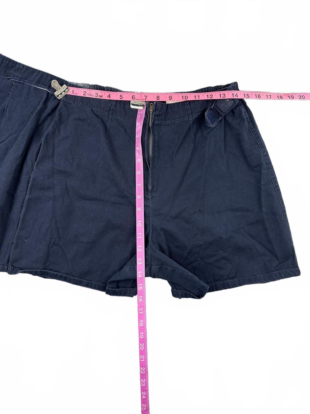 White Stag Navy Blue Cotton Skort Casual Summer Preppy