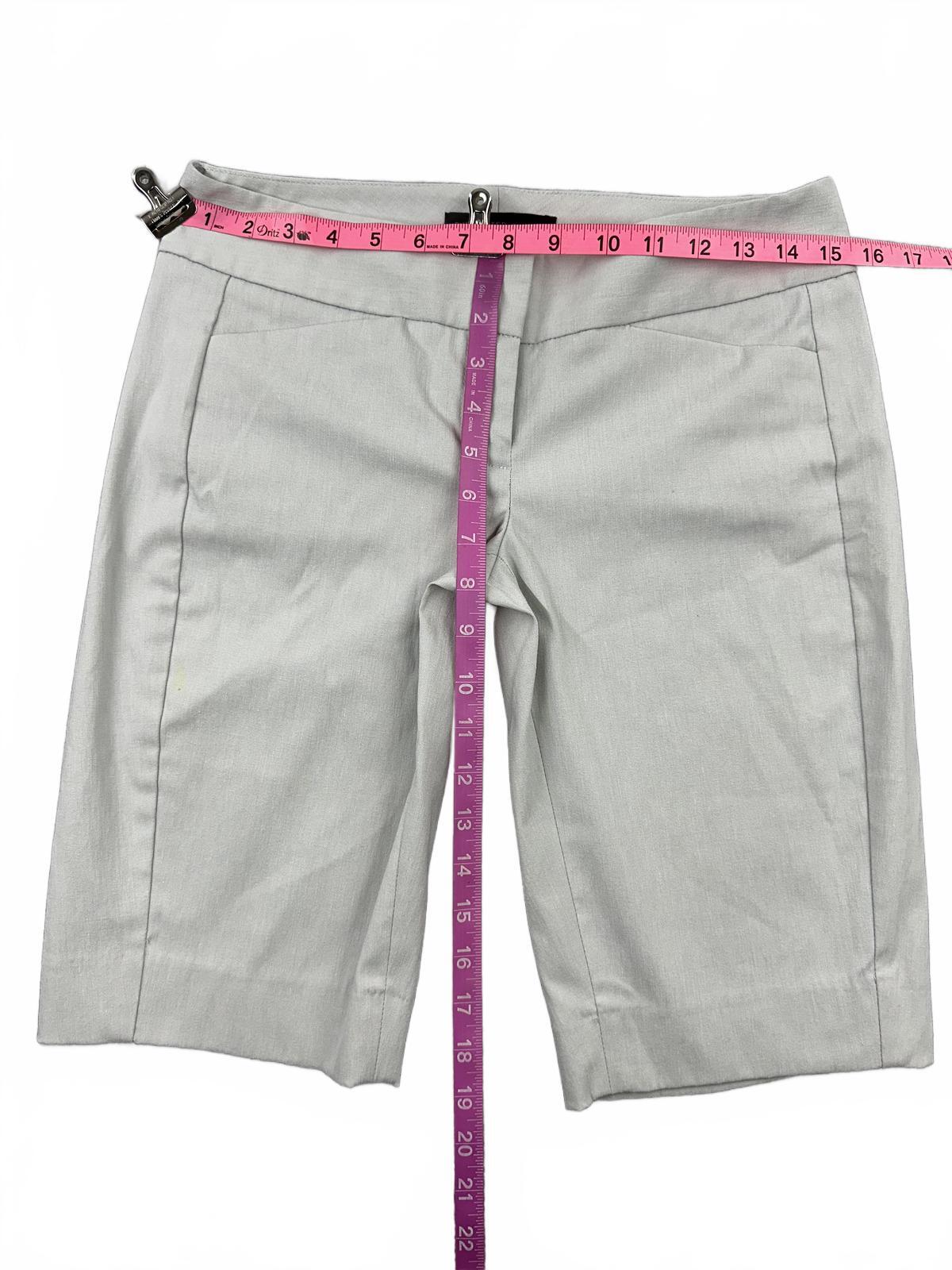 The Limited Gray Bermuda Shorts Tailored Stretch Casual Summer Preppy
