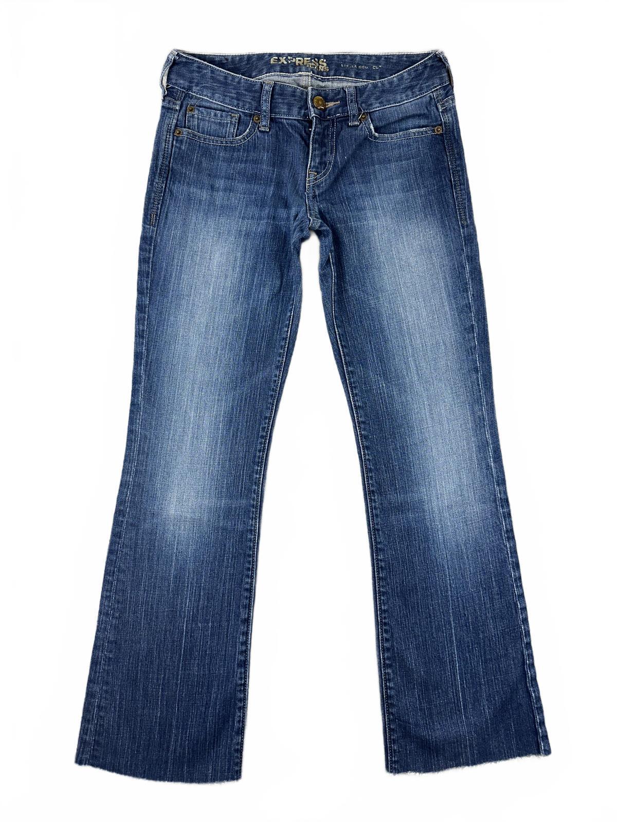 Express Bootcut Jeans Medium Wash Denim Vintage Inspired Casual