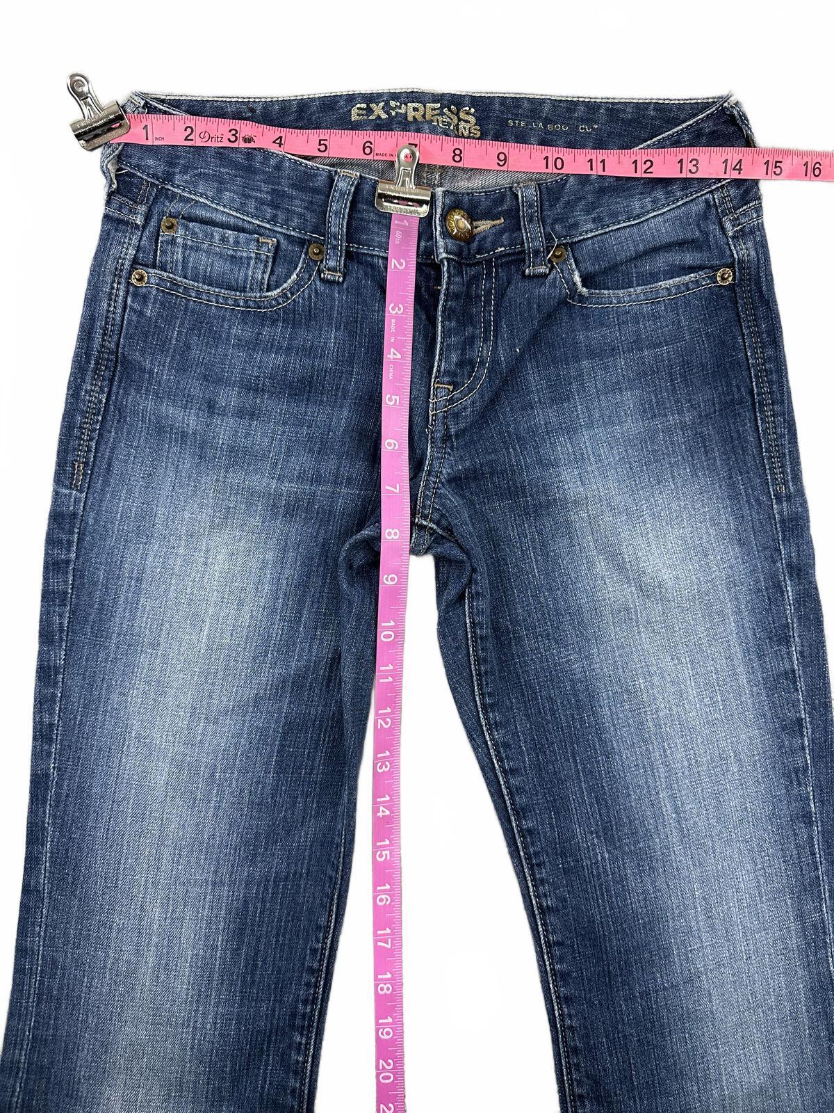 Express Bootcut Jeans Medium Wash Denim Vintage Inspired Casual