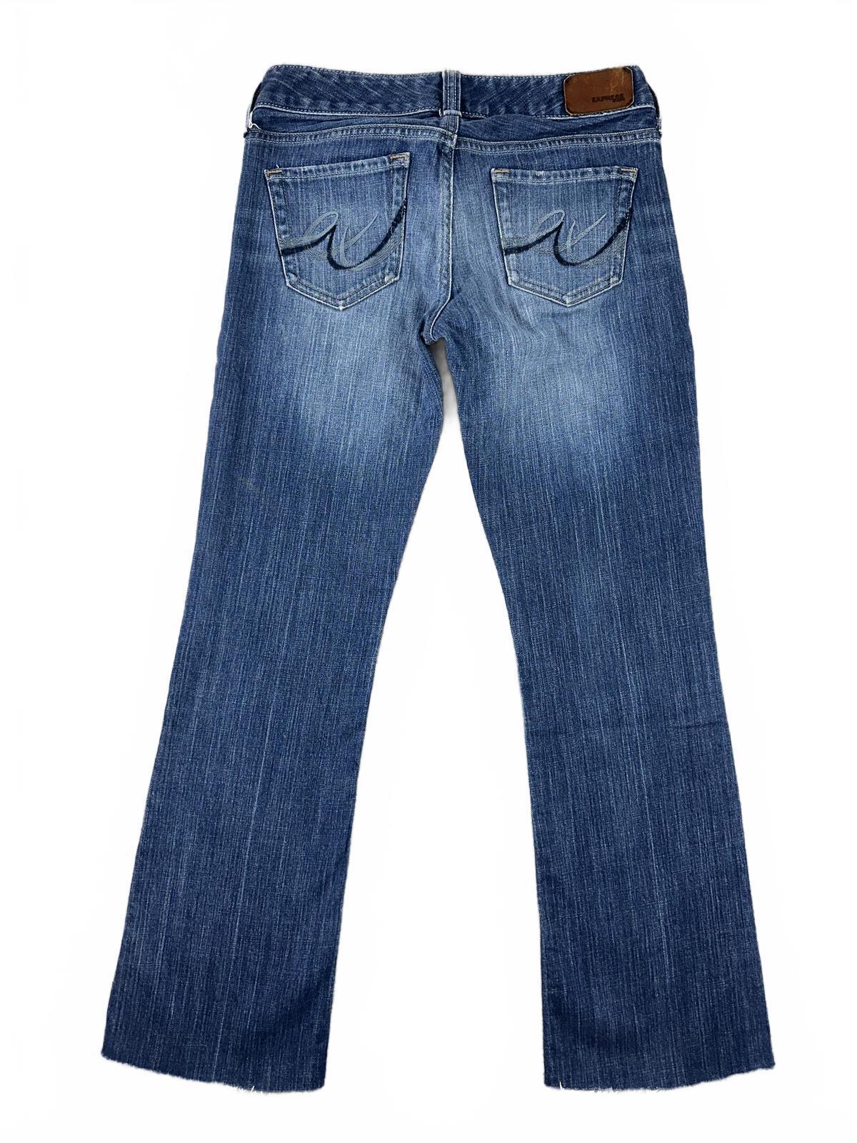 Express Bootcut Jeans Medium Wash Denim Vintage Inspired Casual