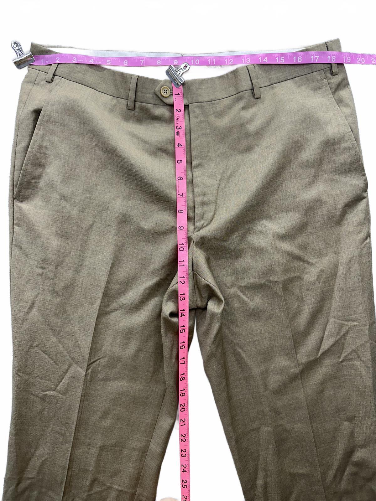 Santorelli Luxury Serge Tan Dress Pants Classic Tailored Fit