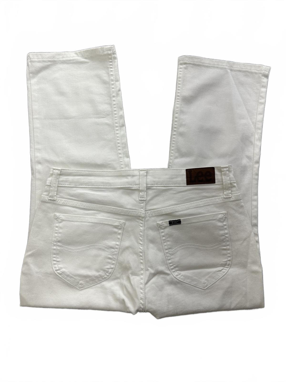 NWT Lee Capri Mid Rise Jeans Bright White