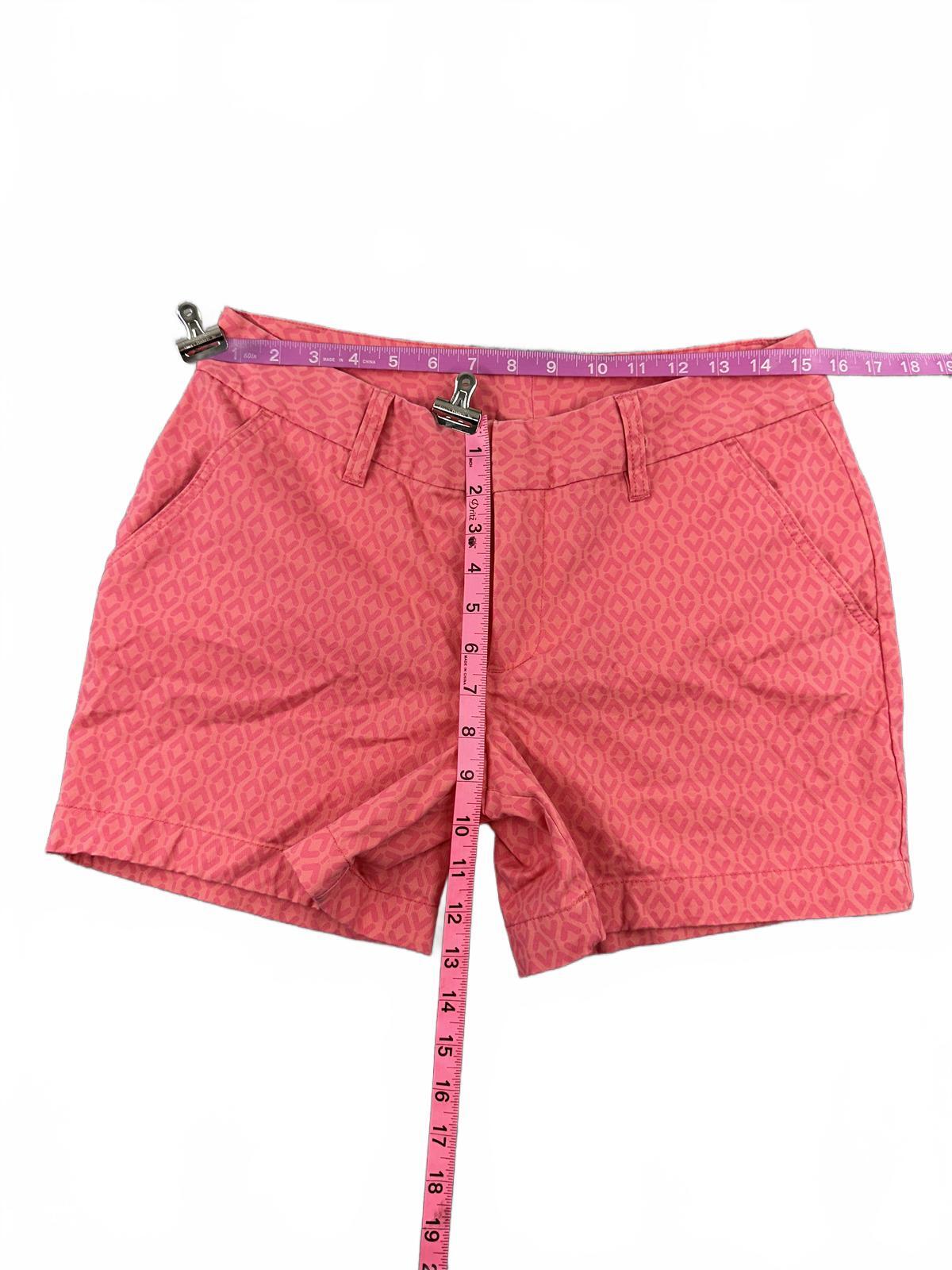 Le Tigre Pink Patterned Casual Sporty Women's Shorts