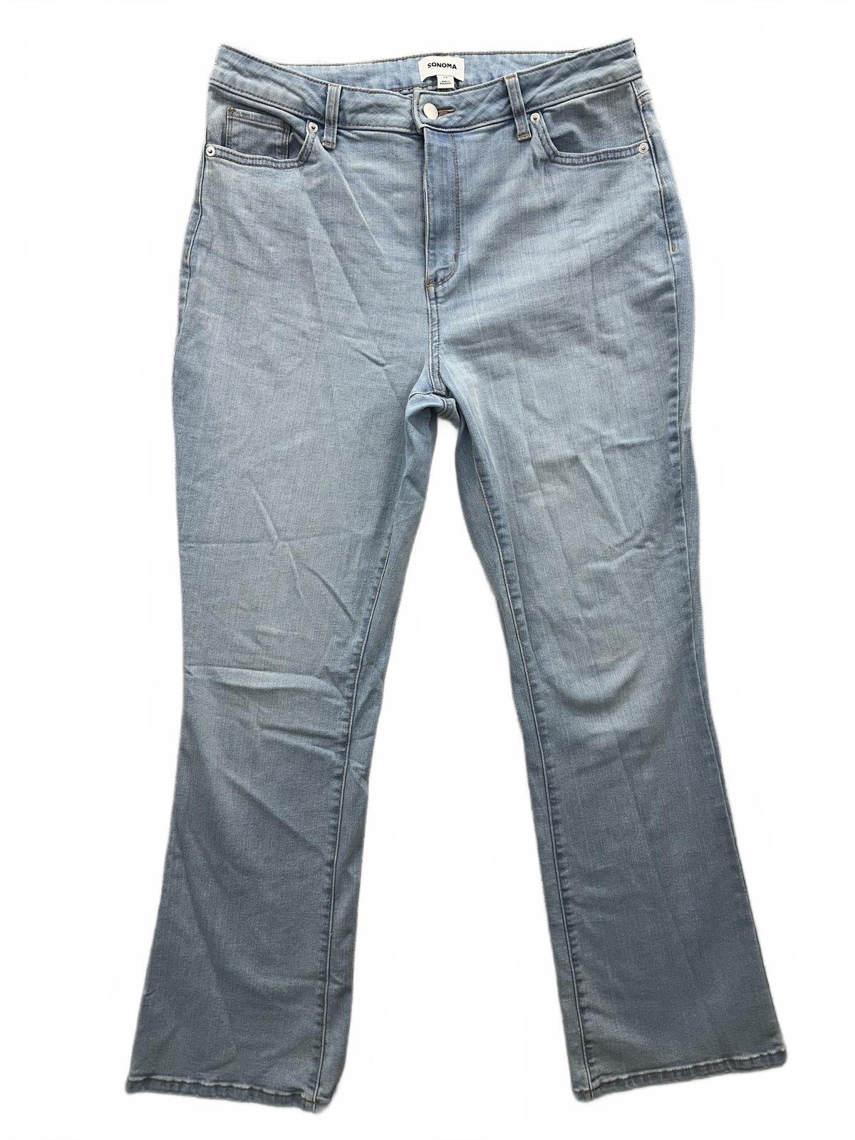 Sonoma Light Wash Bootcut Jeans Vintage Style Denim
