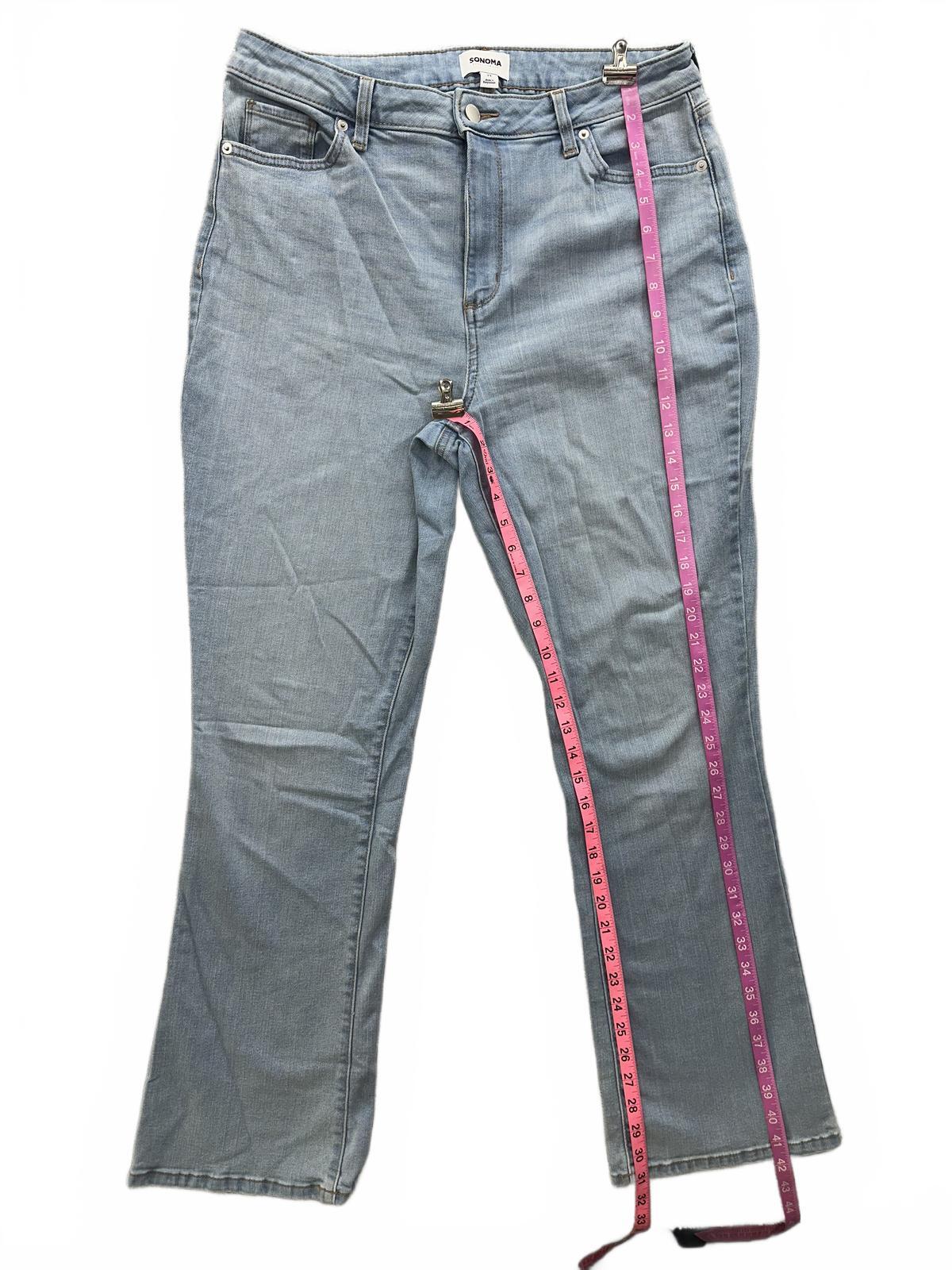 Sonoma Light Wash Bootcut Jeans Vintage Style Denim
