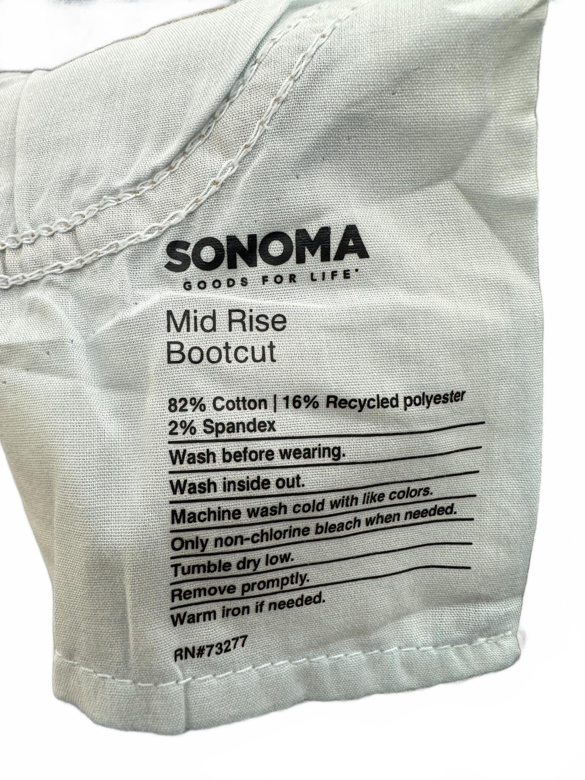 Sonoma Light Wash Bootcut Jeans Vintage Style Denim