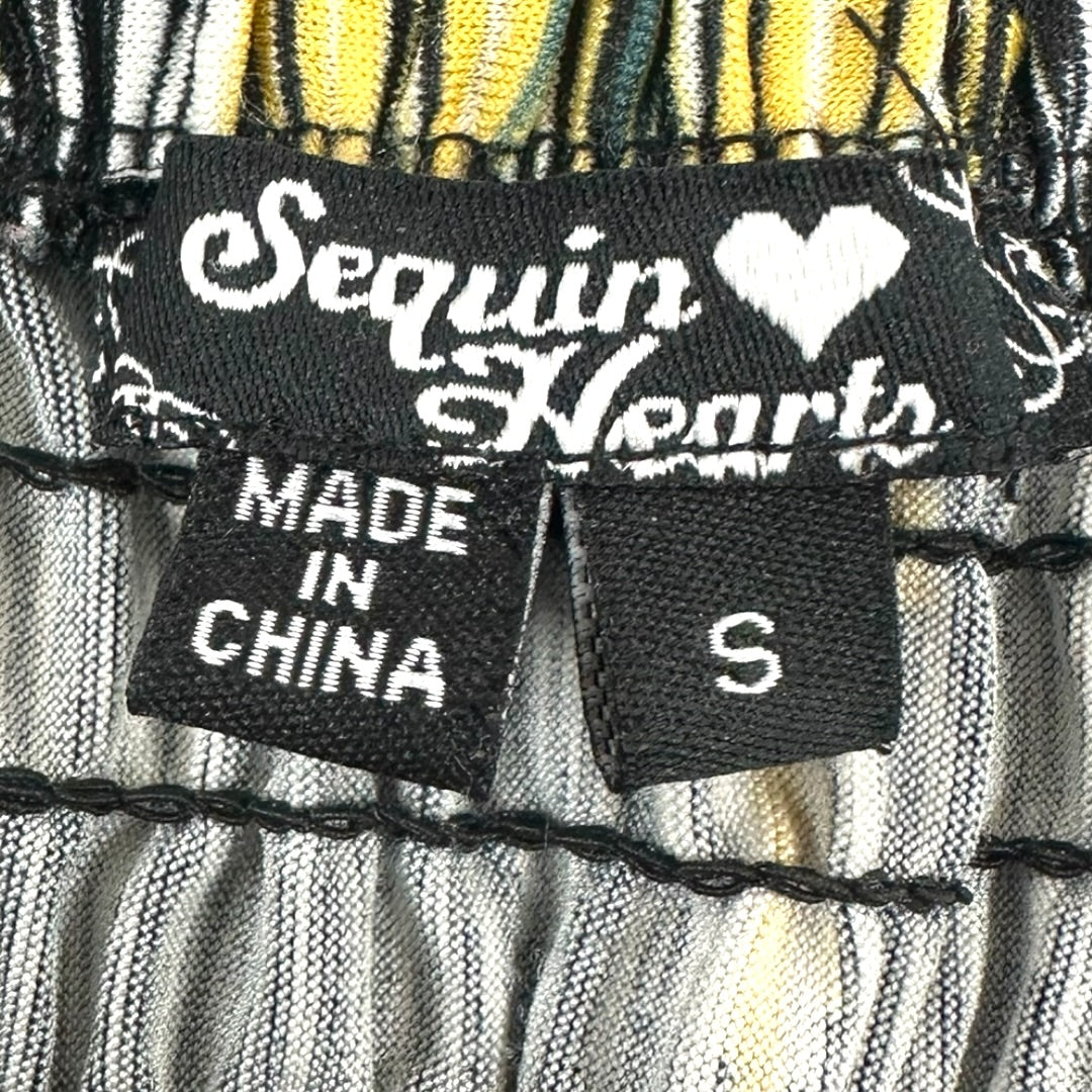 Sequin Hearts Multicolor Halter Dress