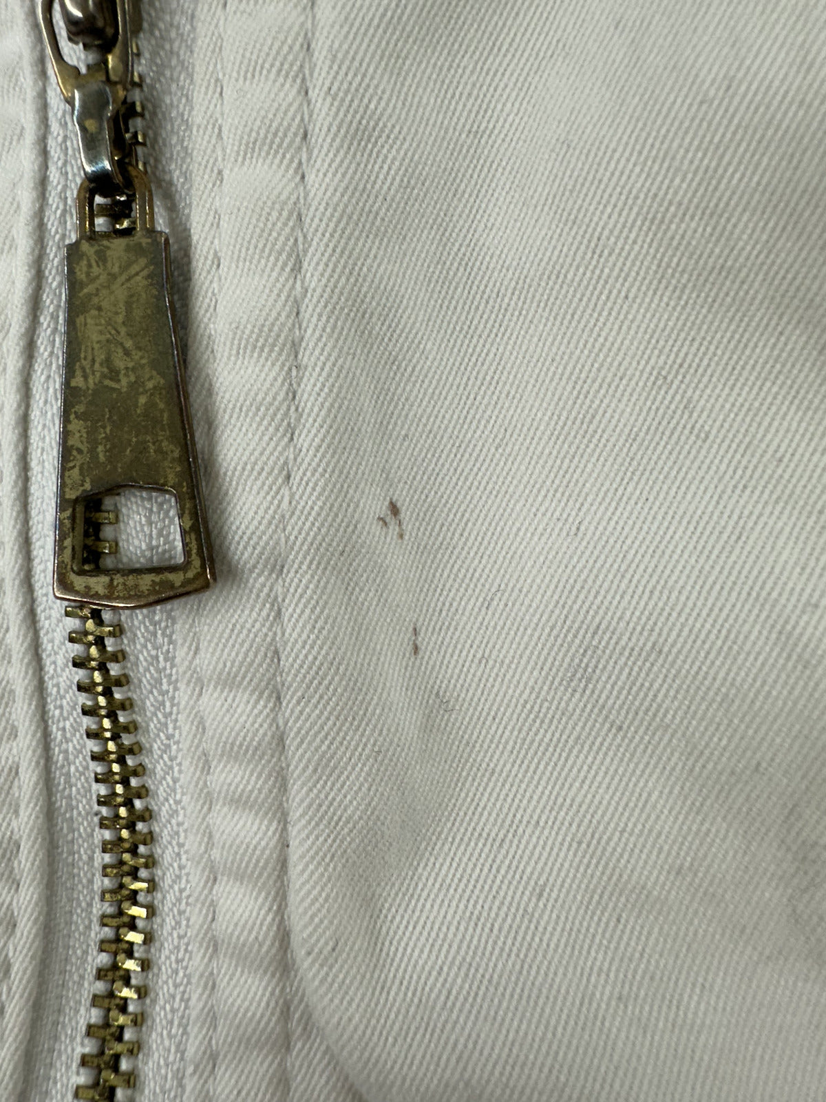 Live a Little White Zip Up Jacket Y2K Casual Preppy