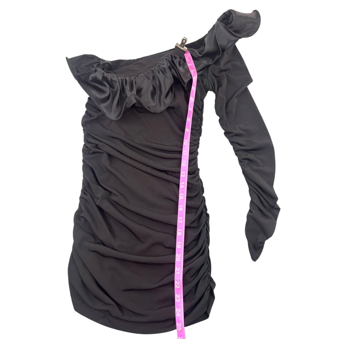 Y2K Arden B. Ruffled One Shoulder Mini Dress