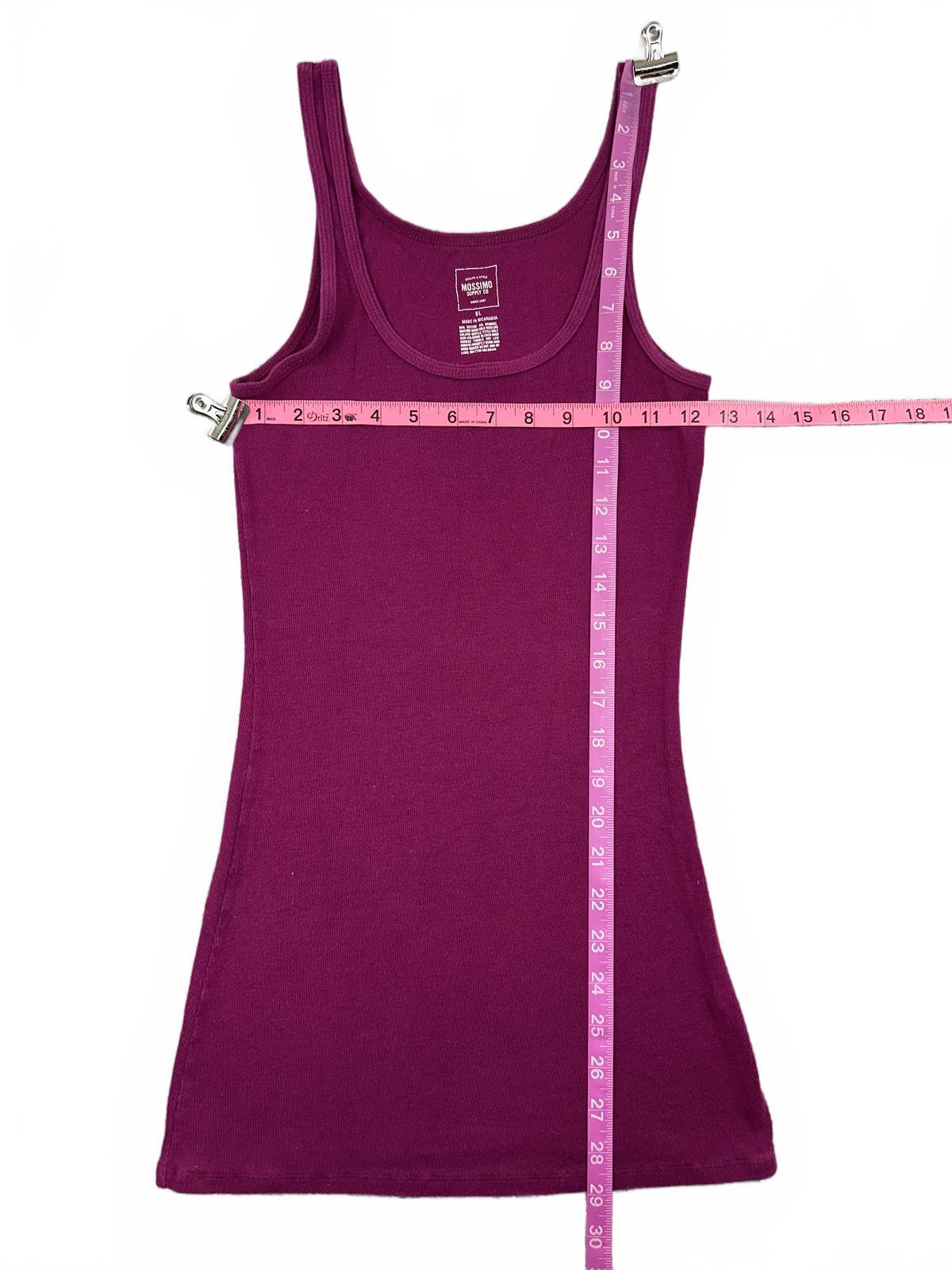 Mossimo Supply Co Purple Ribbed Tank Top