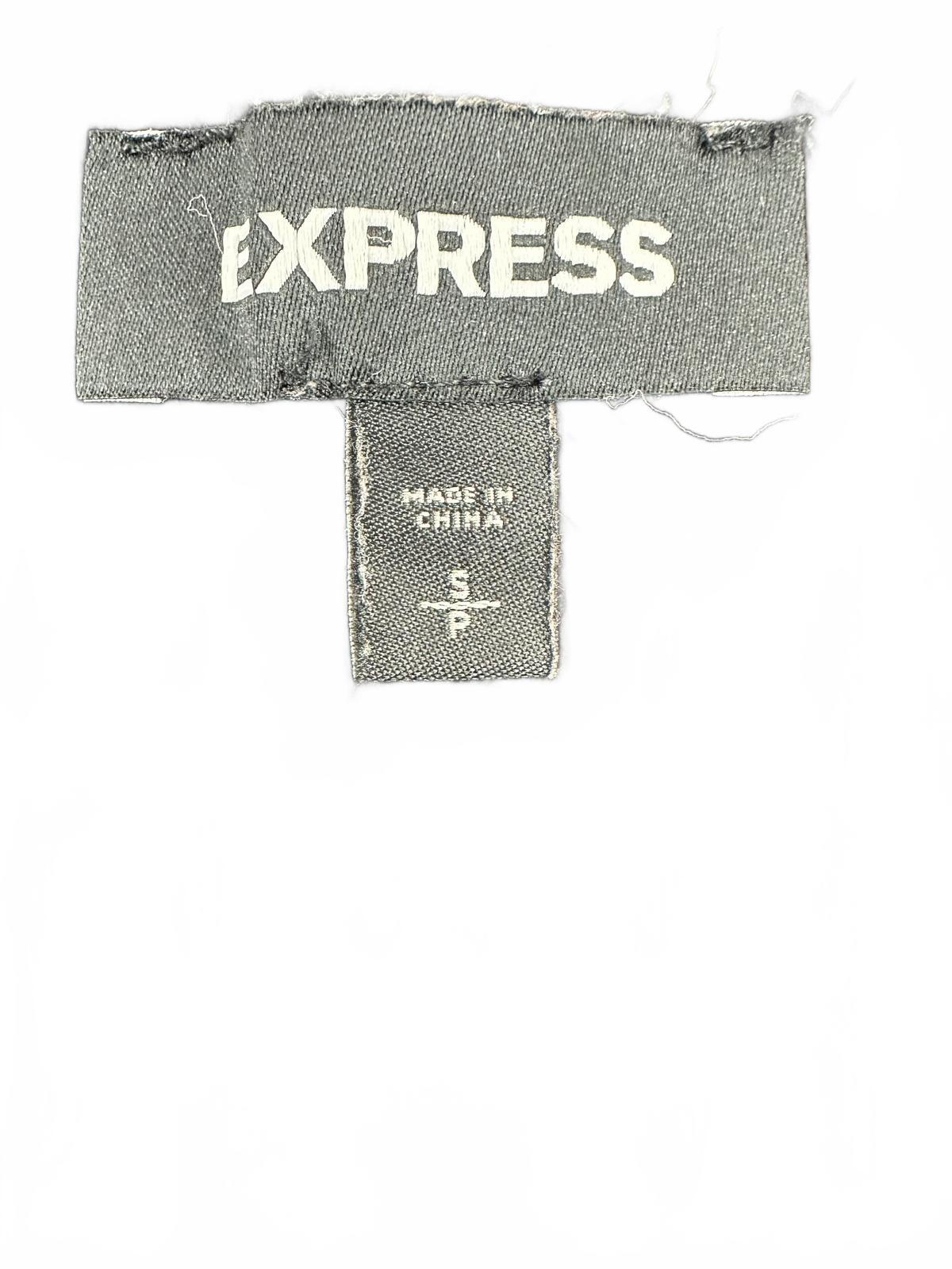 Express Black Ribbed Long Sleeve Scoop Neck Sweater