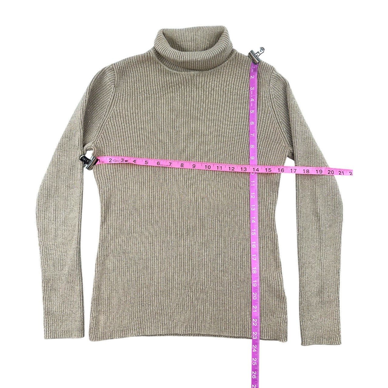 Basic Editions Ribbed Knit Turtleneck