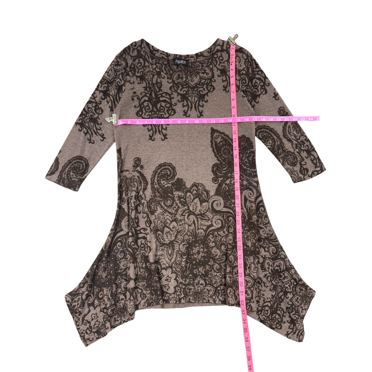 Y2K Boho Papillon Tunic Dress
